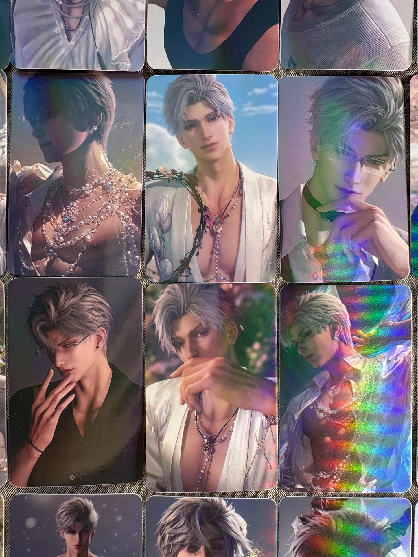 50pcs/set LaDS holographic cards! Love and Deepspace LaDS Xavier Rafayel Zayne Caleb Otome gamer gift