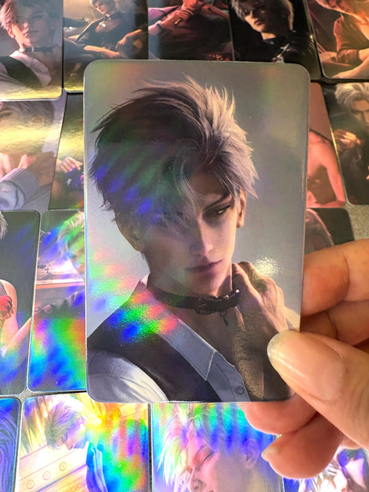 50pcs/set Sylus holographic cards! Love and Deepspace LaDS Xavier Rafayel Zayne Caleb Otome gamer gift
