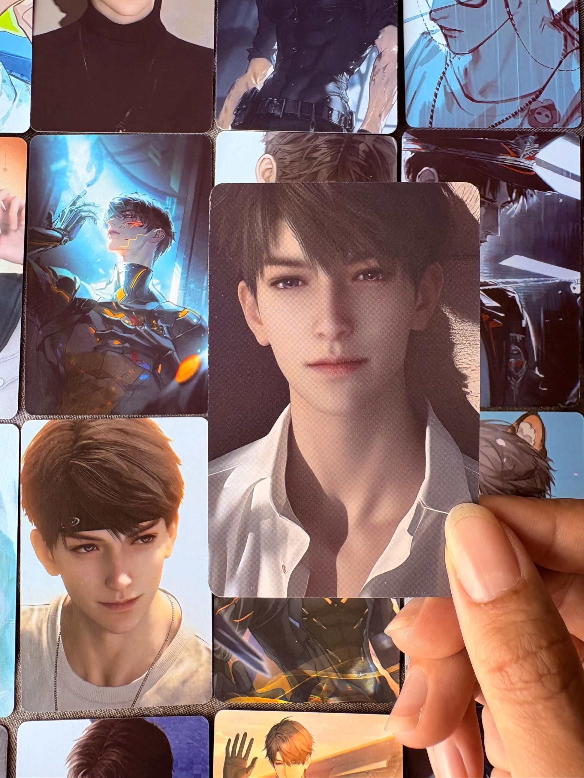 50pcs/set Caleb photo cards! Love and Deepspace LaDS Xavier Rafayel Zayne Caleb Otome gamer gift