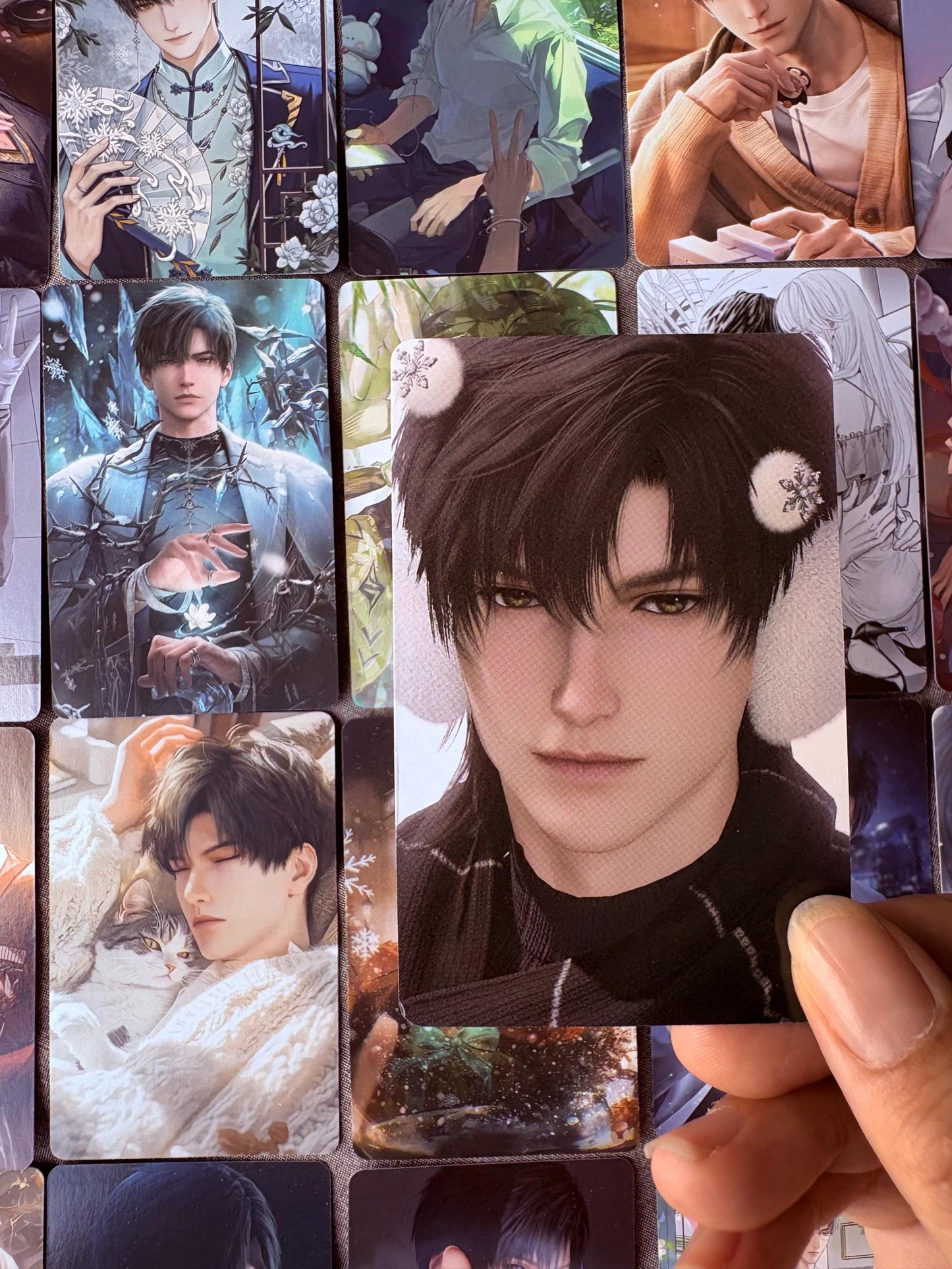 50pcs/set Zayne photo cards! Love and Deepspace LaDS Xavier Rafayel Zayne Caleb Otome gamer gift
