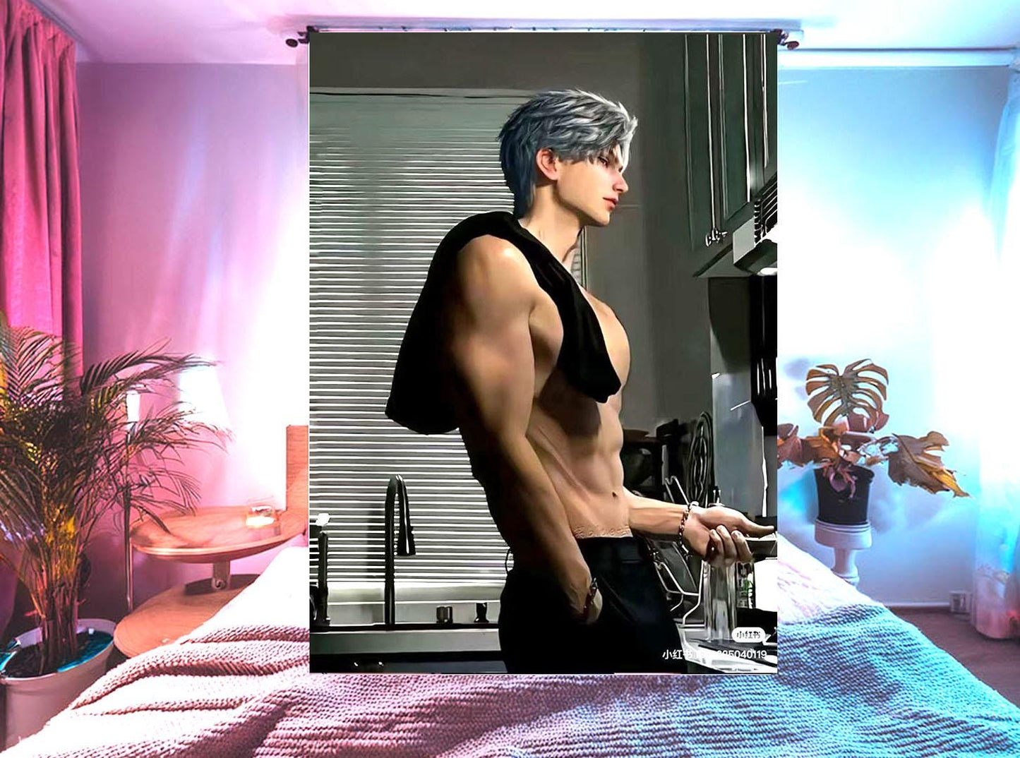 Sylus Hanging Tapestry | Love and Deepspace | Personalized Wall Art | Made to Order | Polyester Fabric | Ship Flag Banner