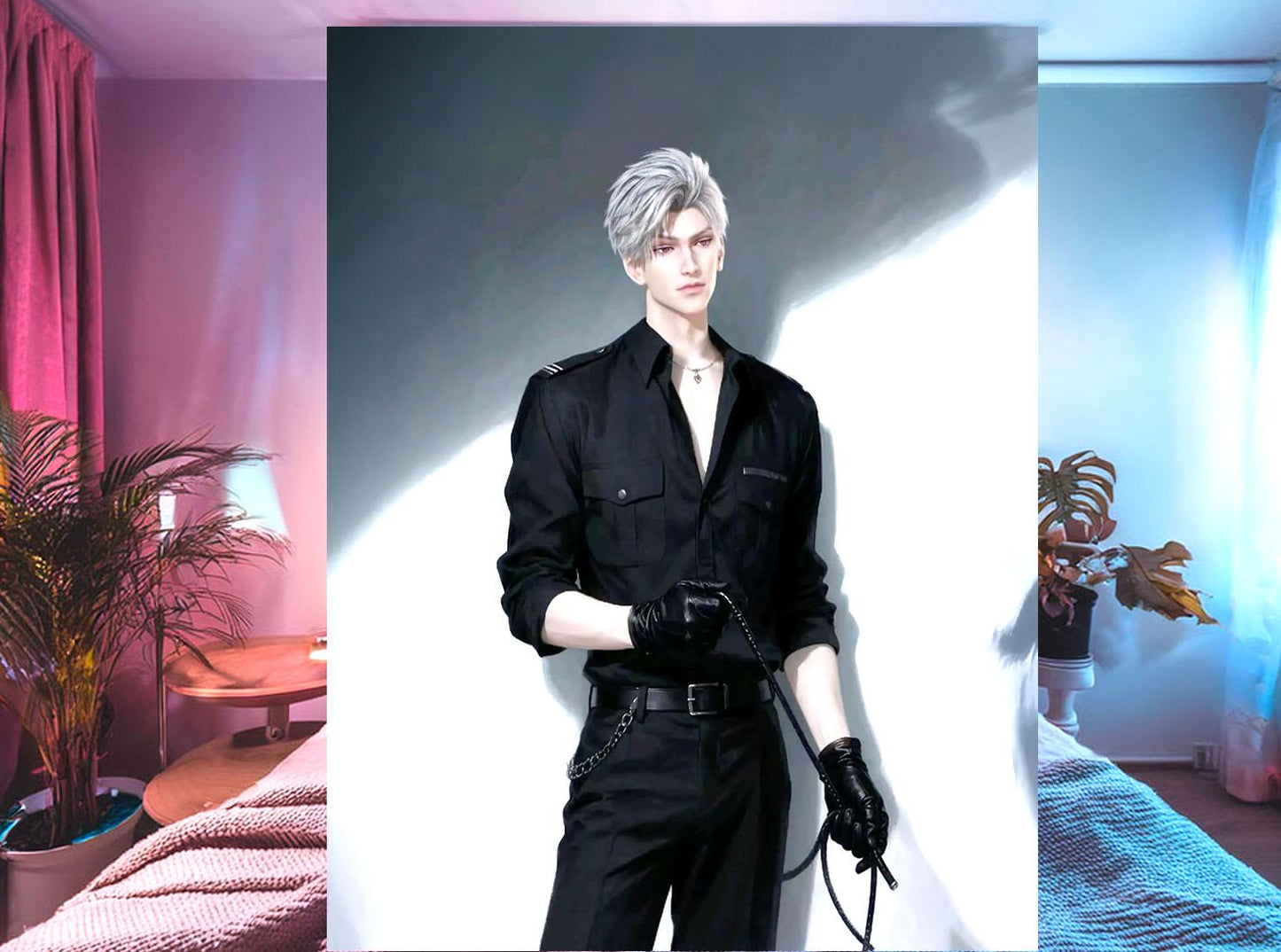 Sylus Hanging Tapestry | Love and Deepspace | Personalized Wall Art | Made to Order | Polyester Fabric | Ship Flag Banner