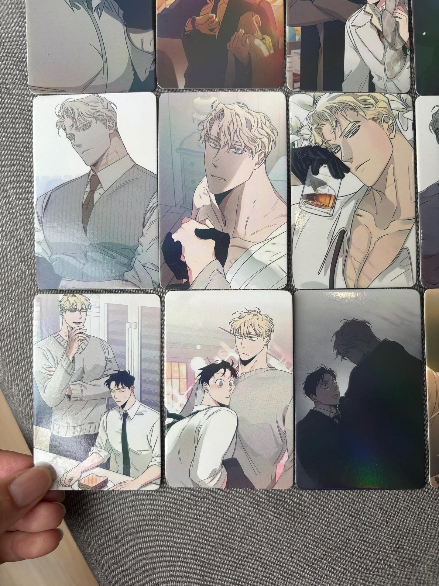 Rose and Champagne Lomo Cards: Jeong Leewon Caesar Manhwa (50pc)