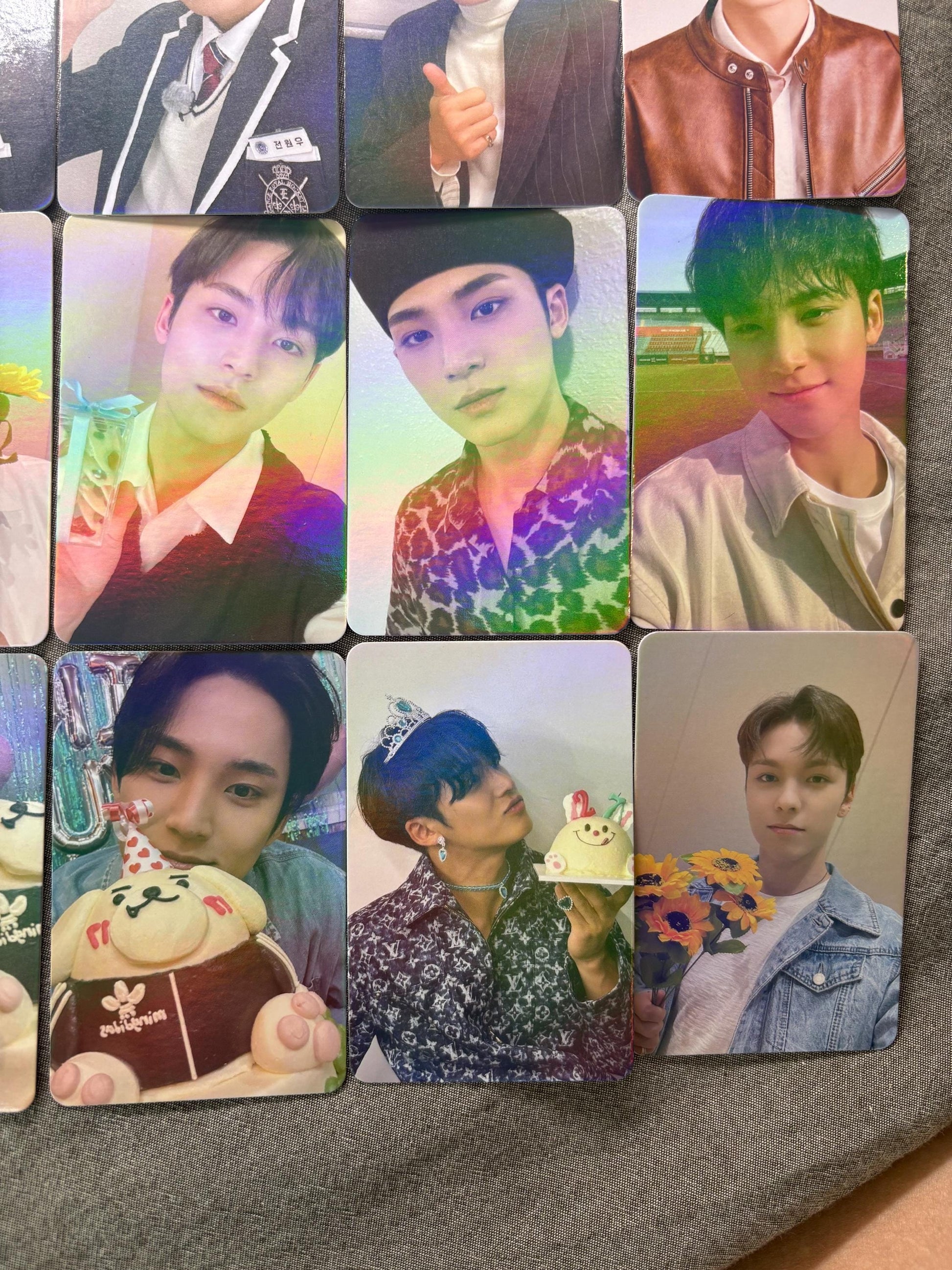 Seventeen 50pc/set Wonwoo Mingyu Scoup Vernon KPOP Photocards SVT merch lomo cards