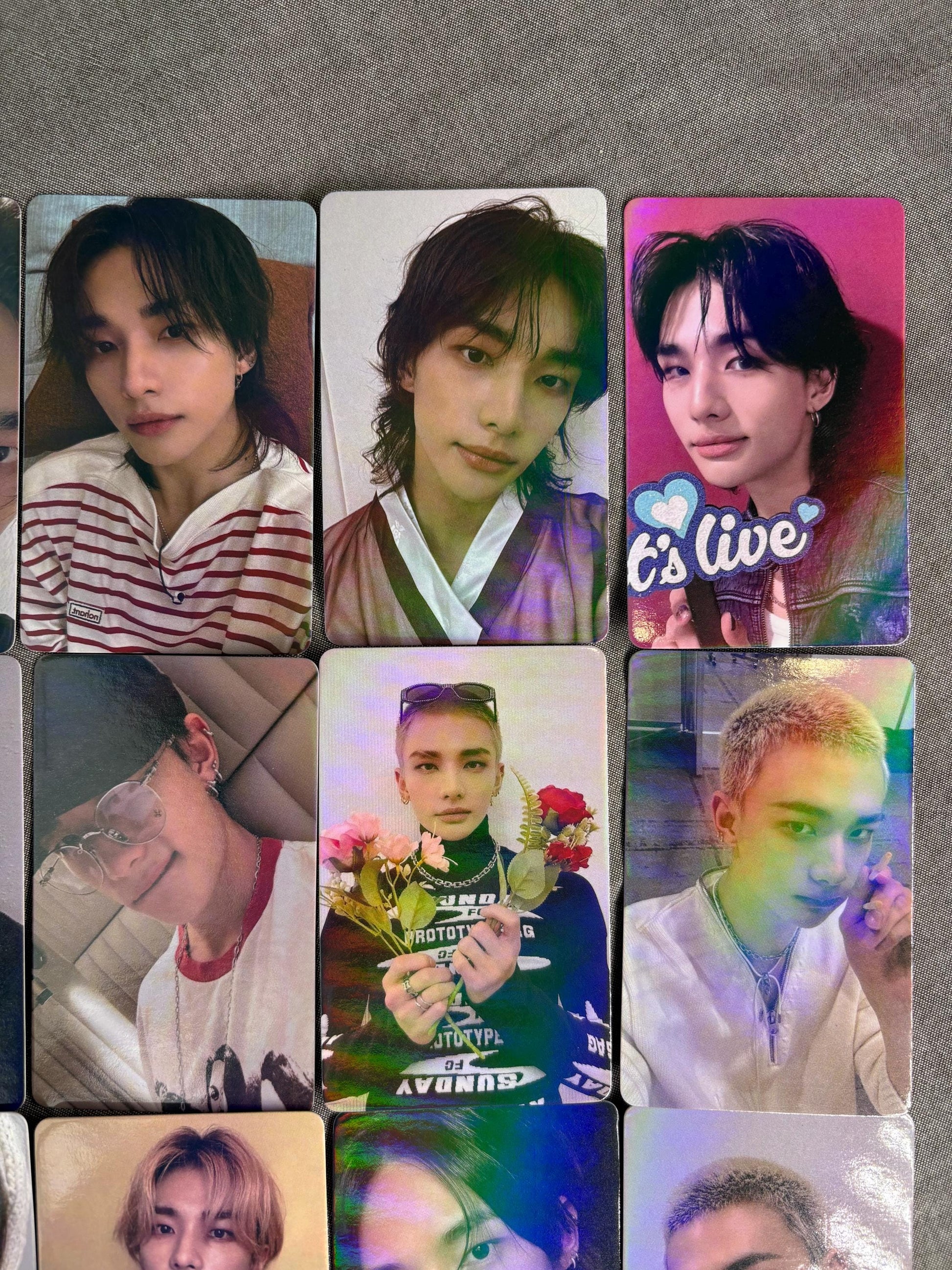 Hyunjin 50pc lomo cards Stray kids Merch KPOP Photocards Felix Bangchan Leeknow Hyunjin C479