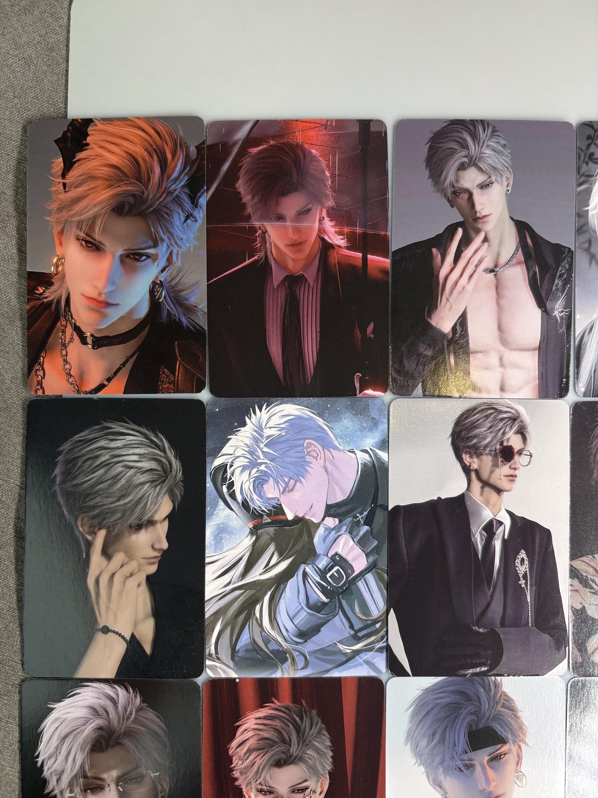55pcs/set Sylus photo cards! Love and Deepspace LaDS lomo Xavier Rafayel Zayne Caleb Otome gamer gift