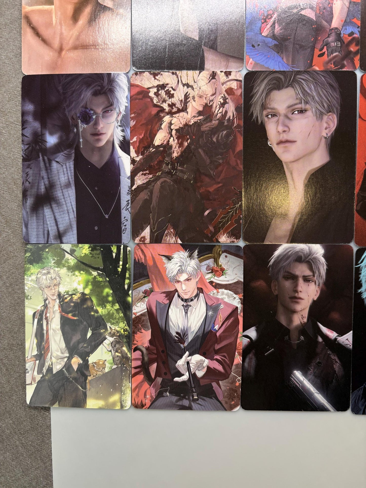 55pcs/set Sylus photo cards! Love and Deepspace LaDS lomo Xavier Rafayel Zayne Caleb Otome gamer gift