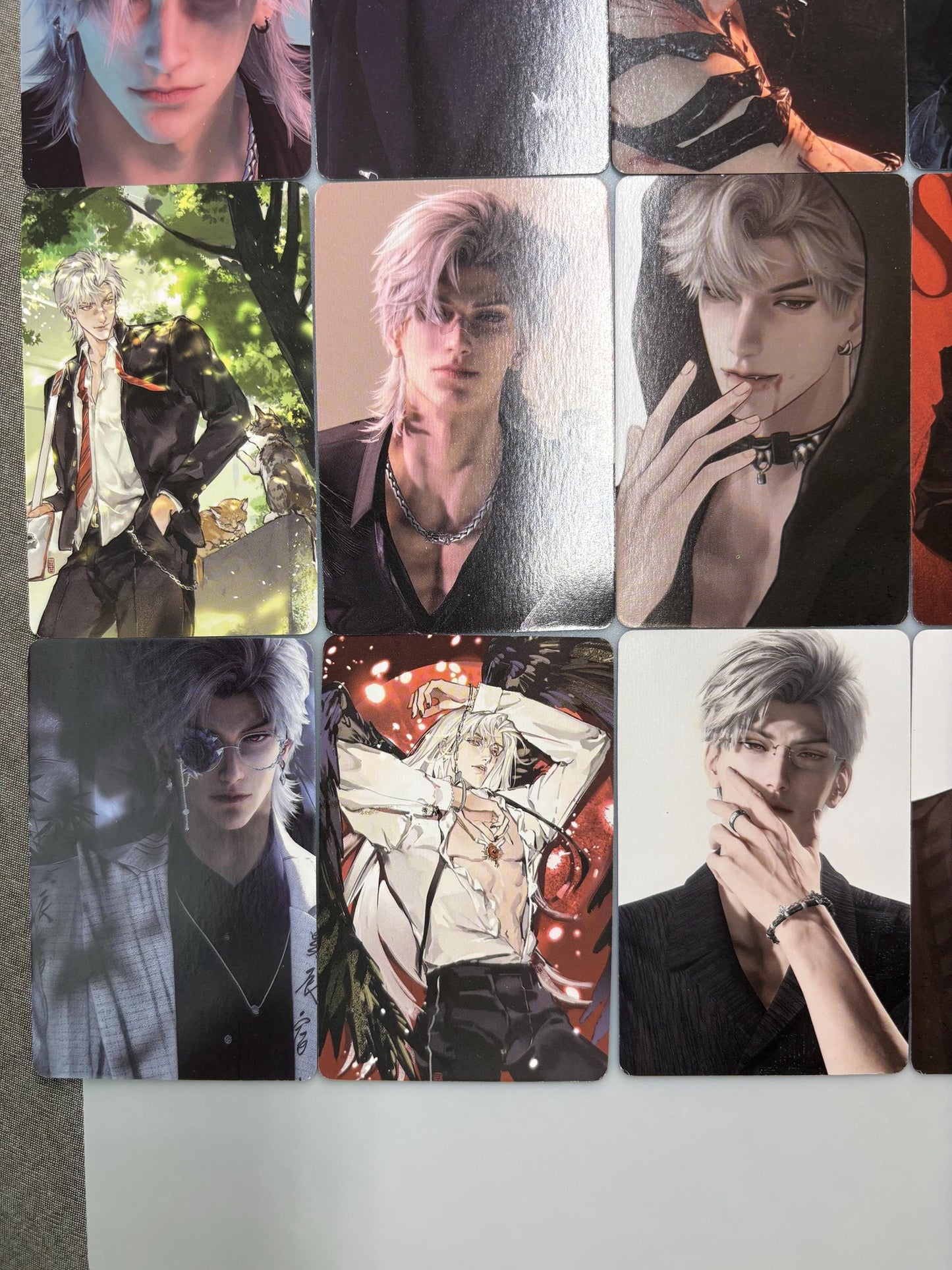 55pcs/set Sylus photo cards! Love and Deepspace LaDS lomo Xavier Rafayel Zayne Caleb Otome gamer gift