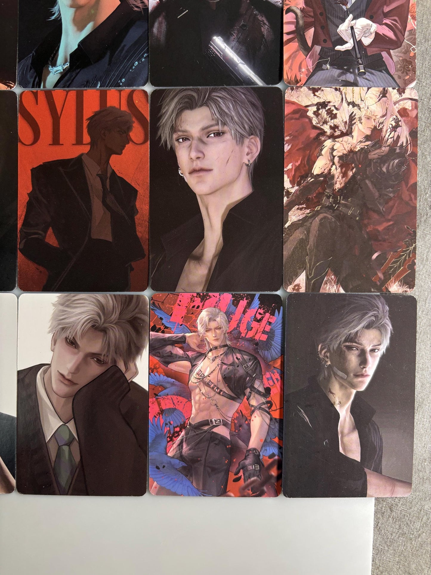 55pcs/set Sylus photo cards! Love and Deepspace LaDS lomo Xavier Rafayel Zayne Caleb Otome gamer gift