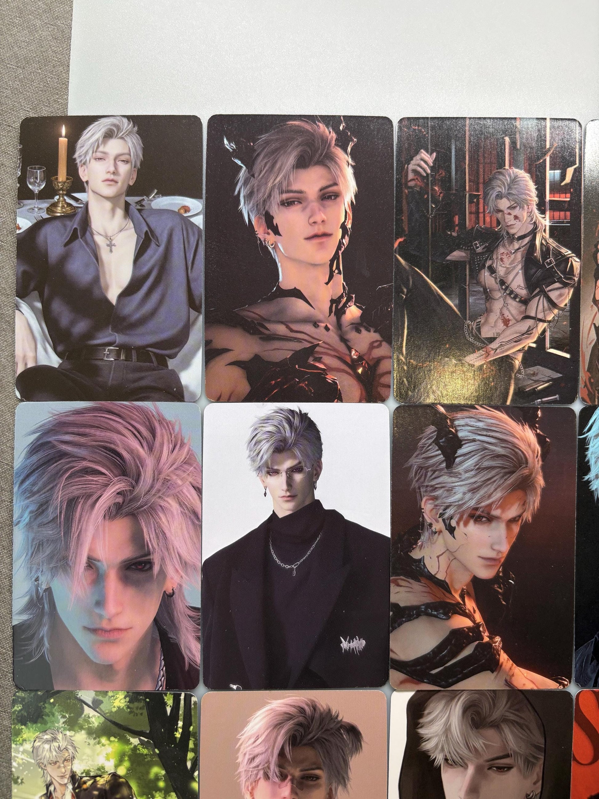 55pcs/set Sylus photo cards! Love and Deepspace LaDS lomo Xavier Rafayel Zayne Caleb Otome gamer gift