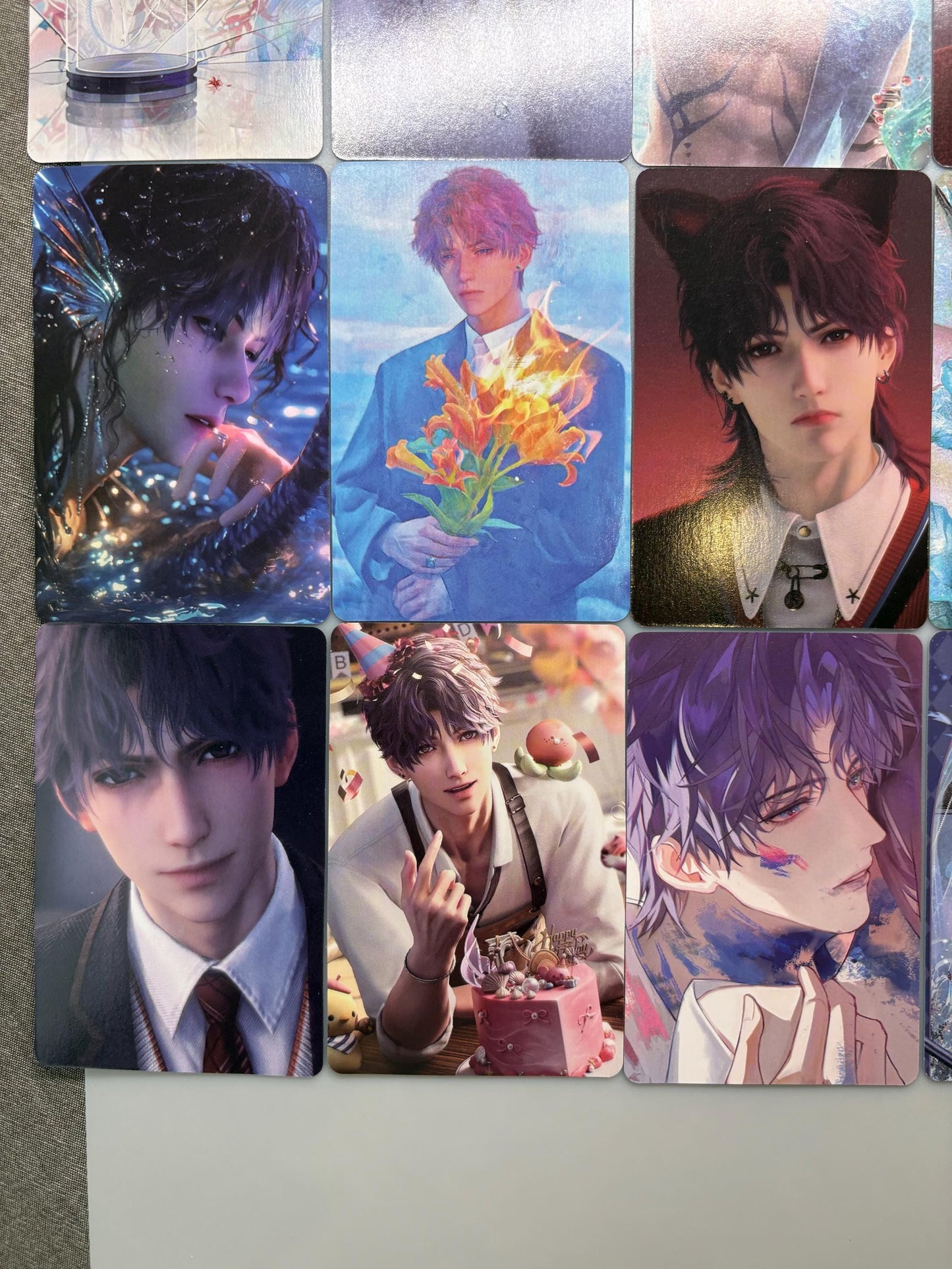 Rafayel Holographic Lomo Cards: Love and Deepspace Gamer Gift (50pcs)