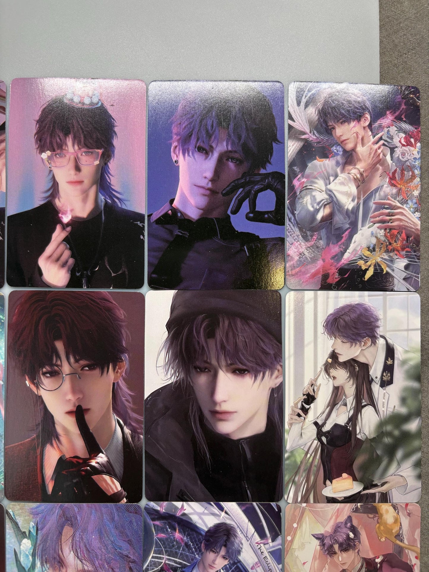 Rafayel Holographic Lomo Cards: Love and Deepspace Gamer Gift (50pcs)