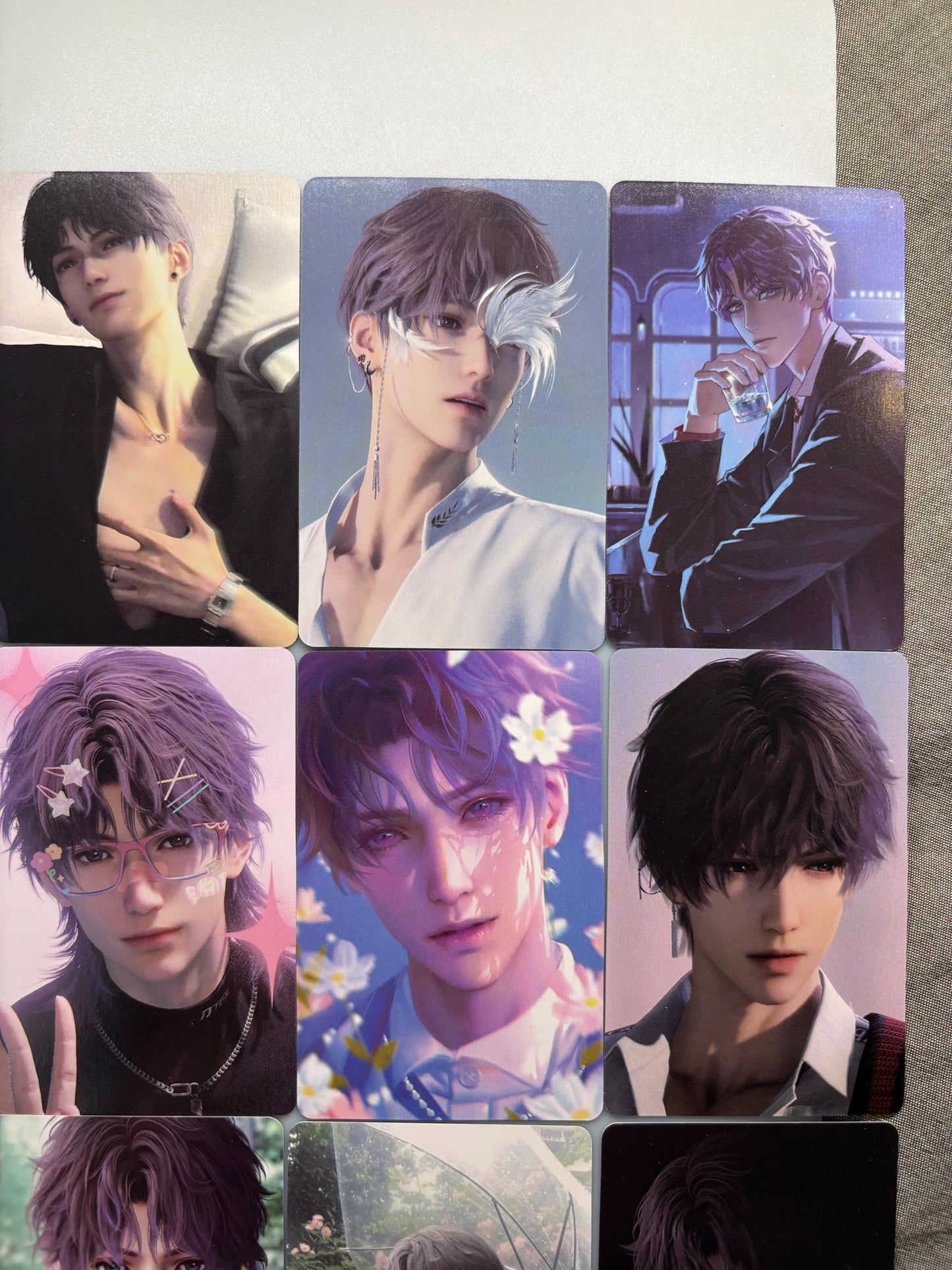 Rafayel Holographic Lomo Cards: Love and Deepspace Gamer Gift (50pcs)