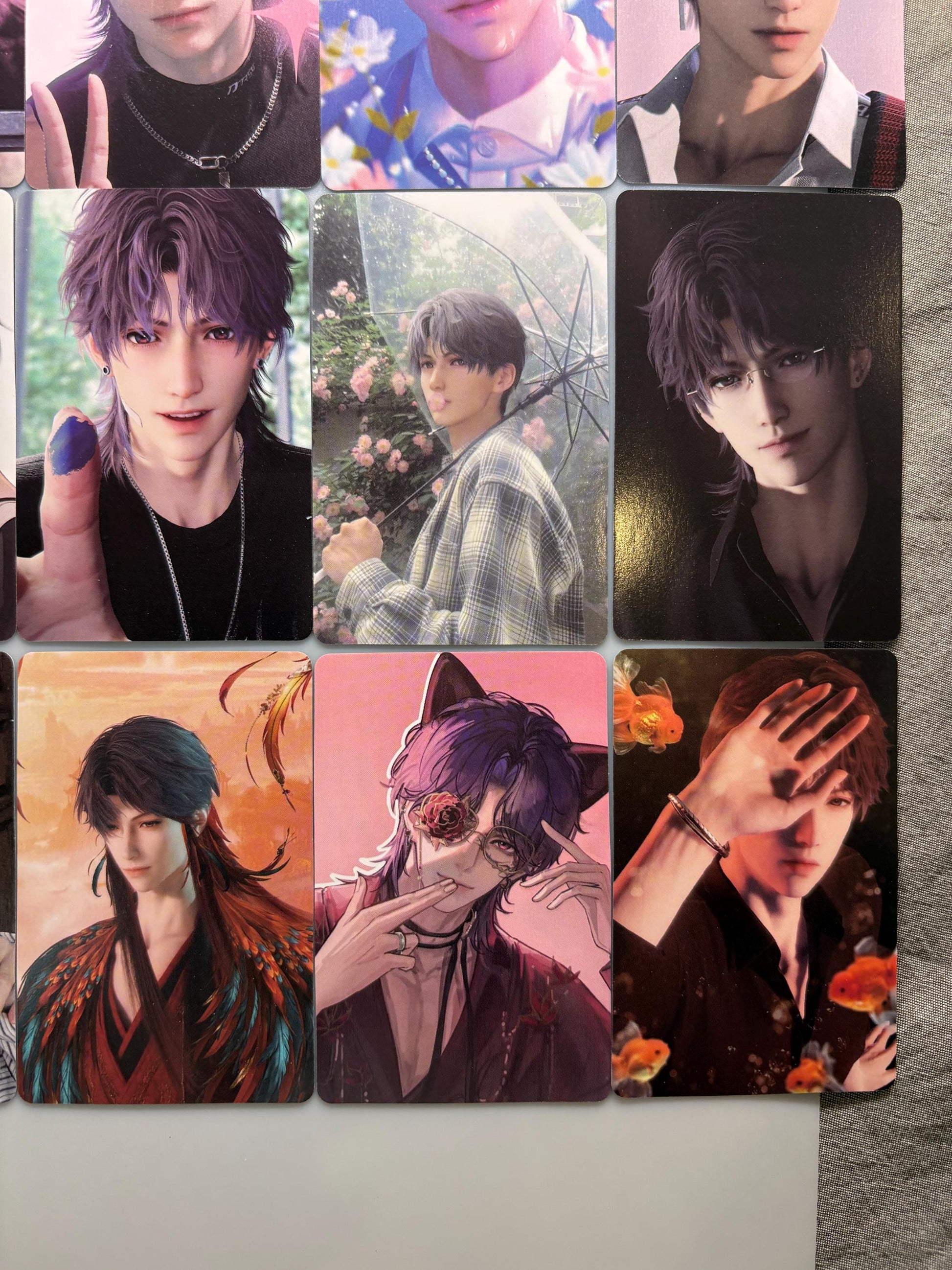 Rafayel Holographic Lomo Cards: Love and Deepspace Gamer Gift (50pcs)