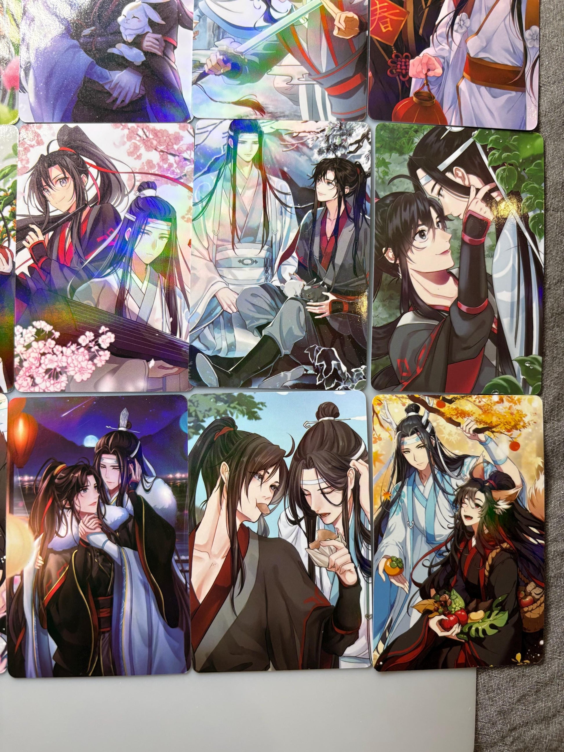 Mo Dao Zu Shi Lomo Cards: Wei Wuxian, Lan Wangji - 55pc Holographic Collection
