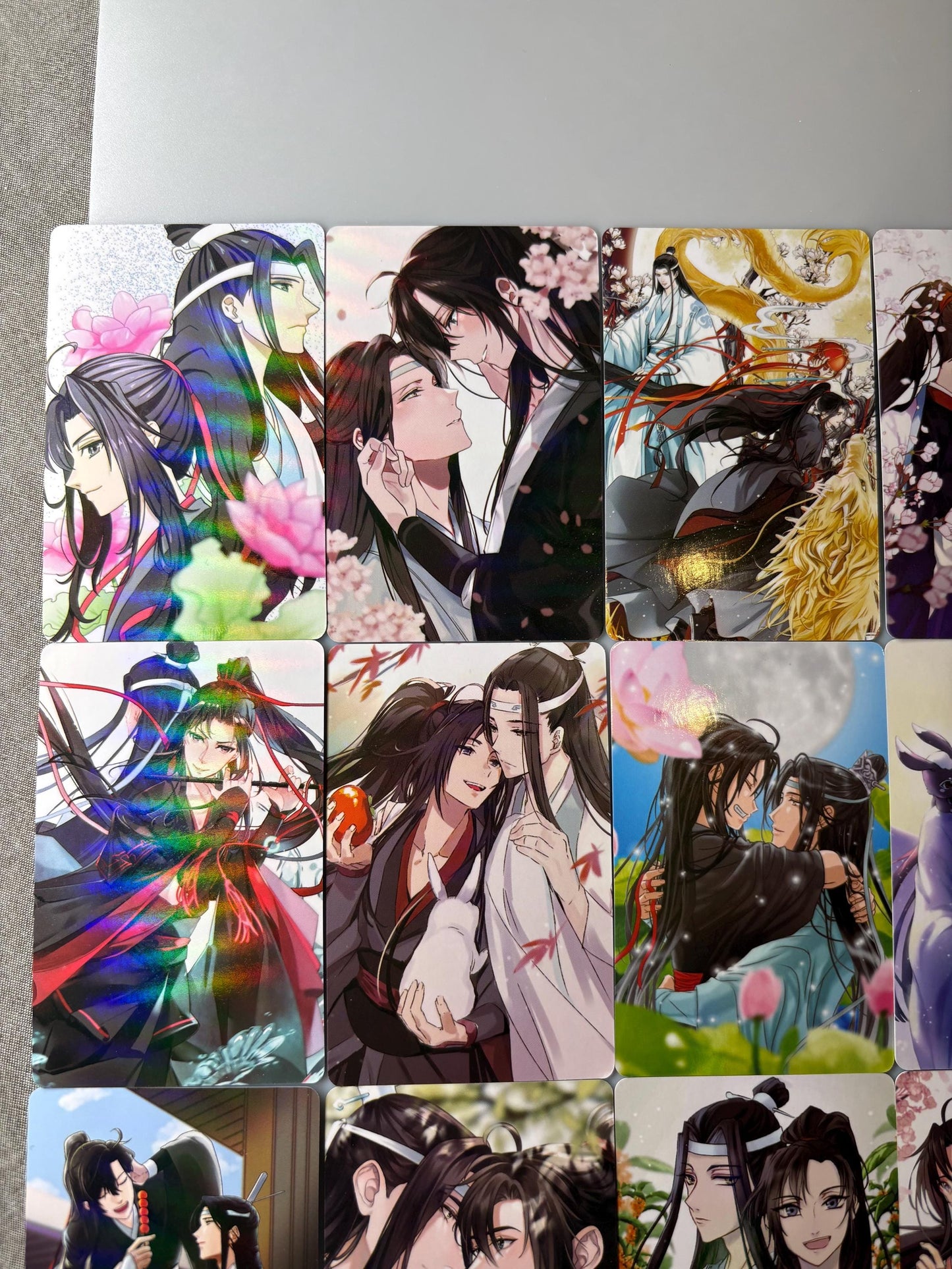 Mo Dao Zu Shi Lomo Cards: Wei Wuxian, Lan Wangji - 55pc Holographic Collection