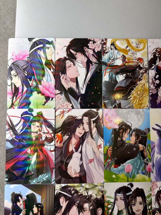 Mo Dao Zu Shi Lomo Cards: Wei Wuxian, Lan Wangji - 55pc Holographic Collection