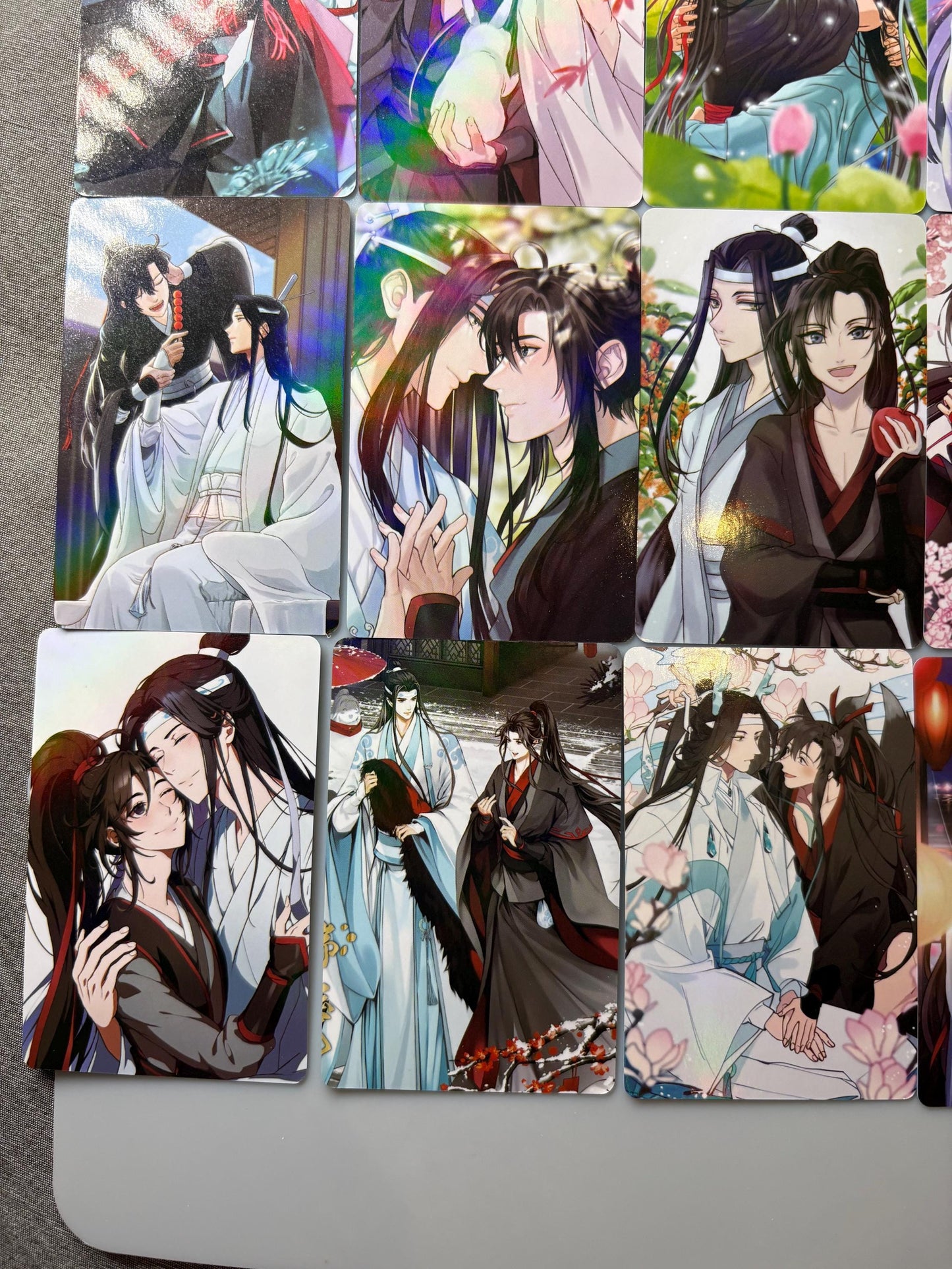 Mo Dao Zu Shi Lomo Cards: Wei Wuxian, Lan Wangji - 55pc Holographic Collection