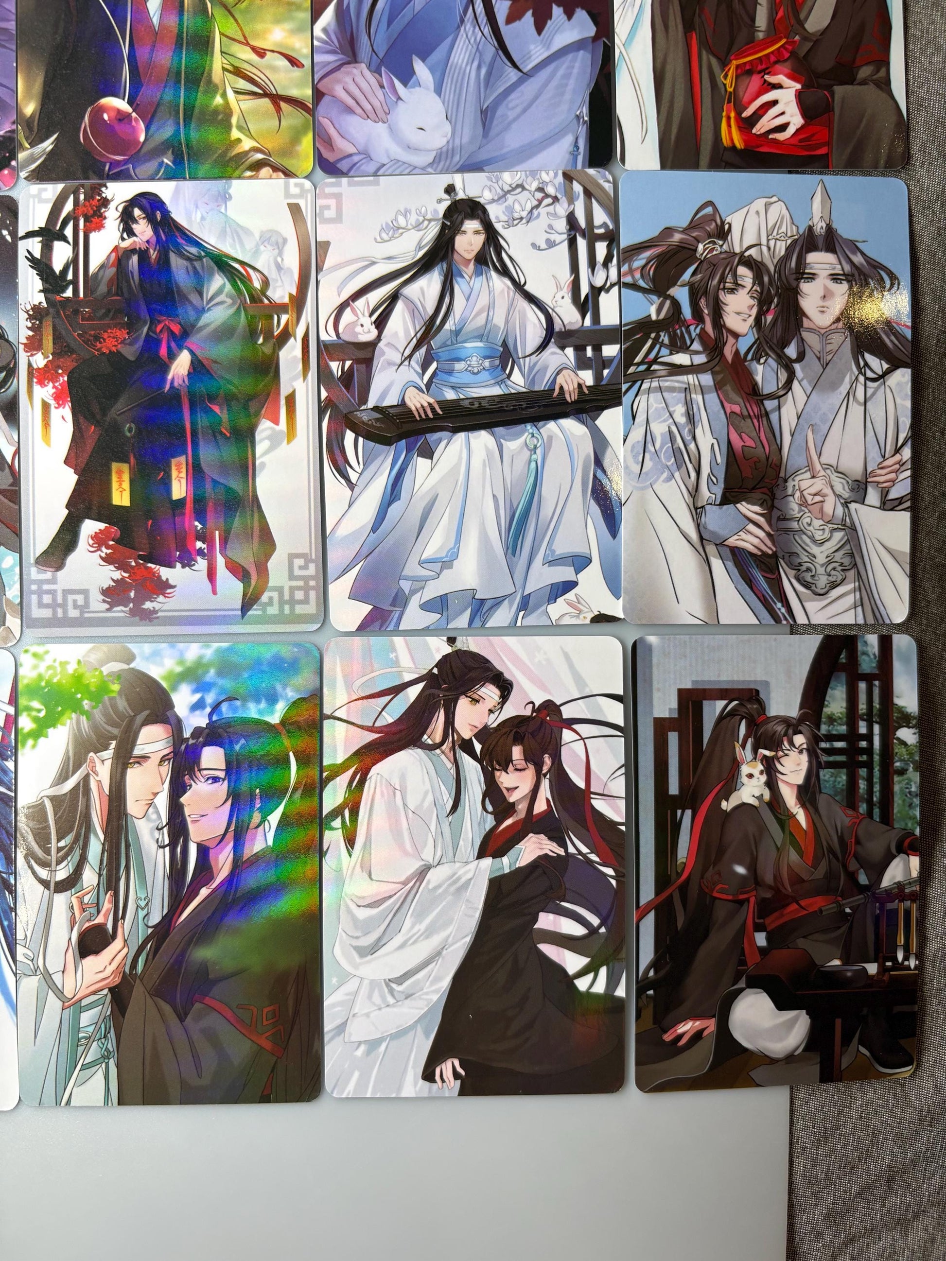 Mo Dao Zu Shi Lomo Cards: Wei Wuxian, Lan Wangji - 55pc Holographic Collection