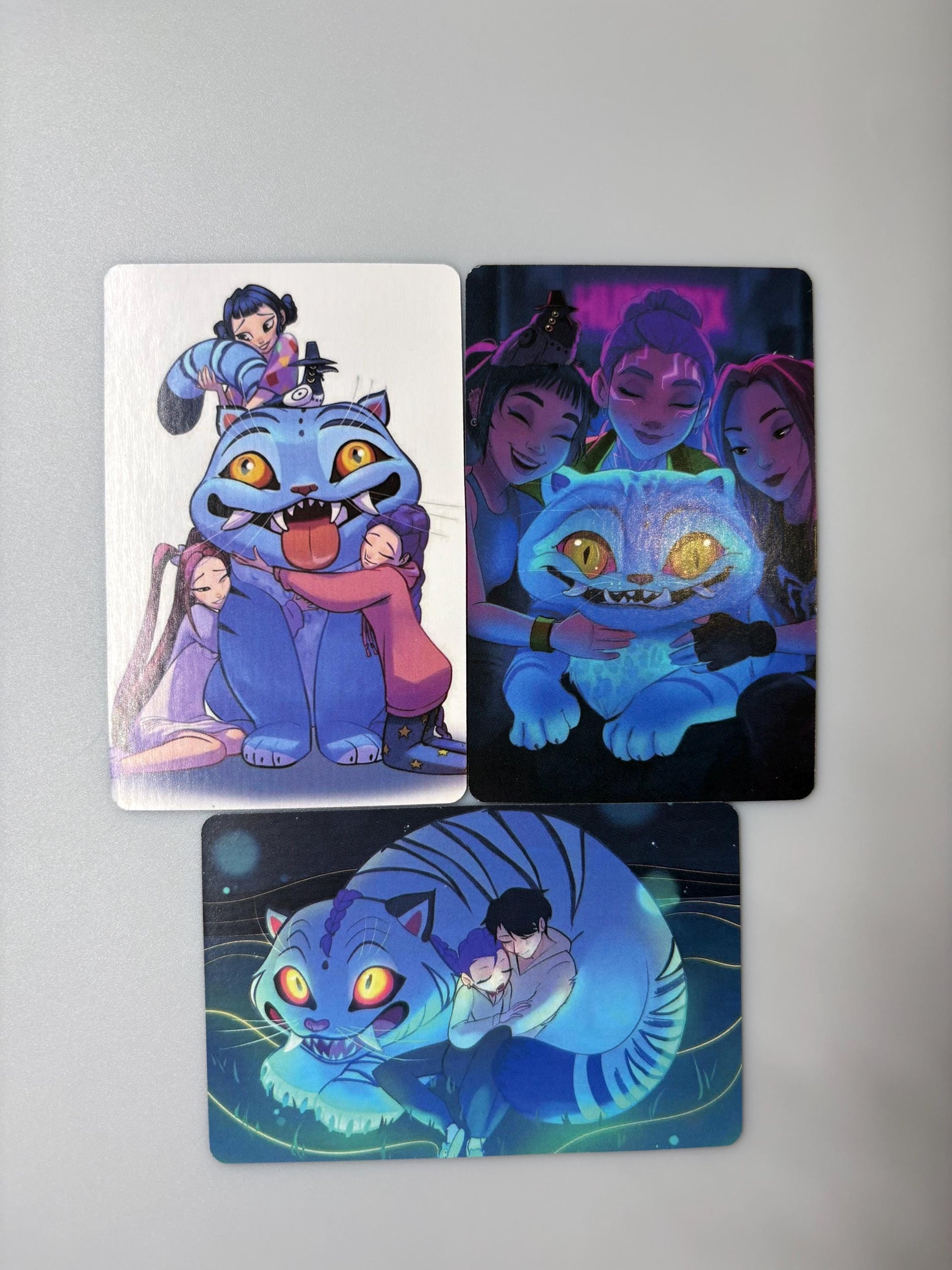 Derpy Tiger 55pc lomo cards fan made photocards kpop demon hunters gift