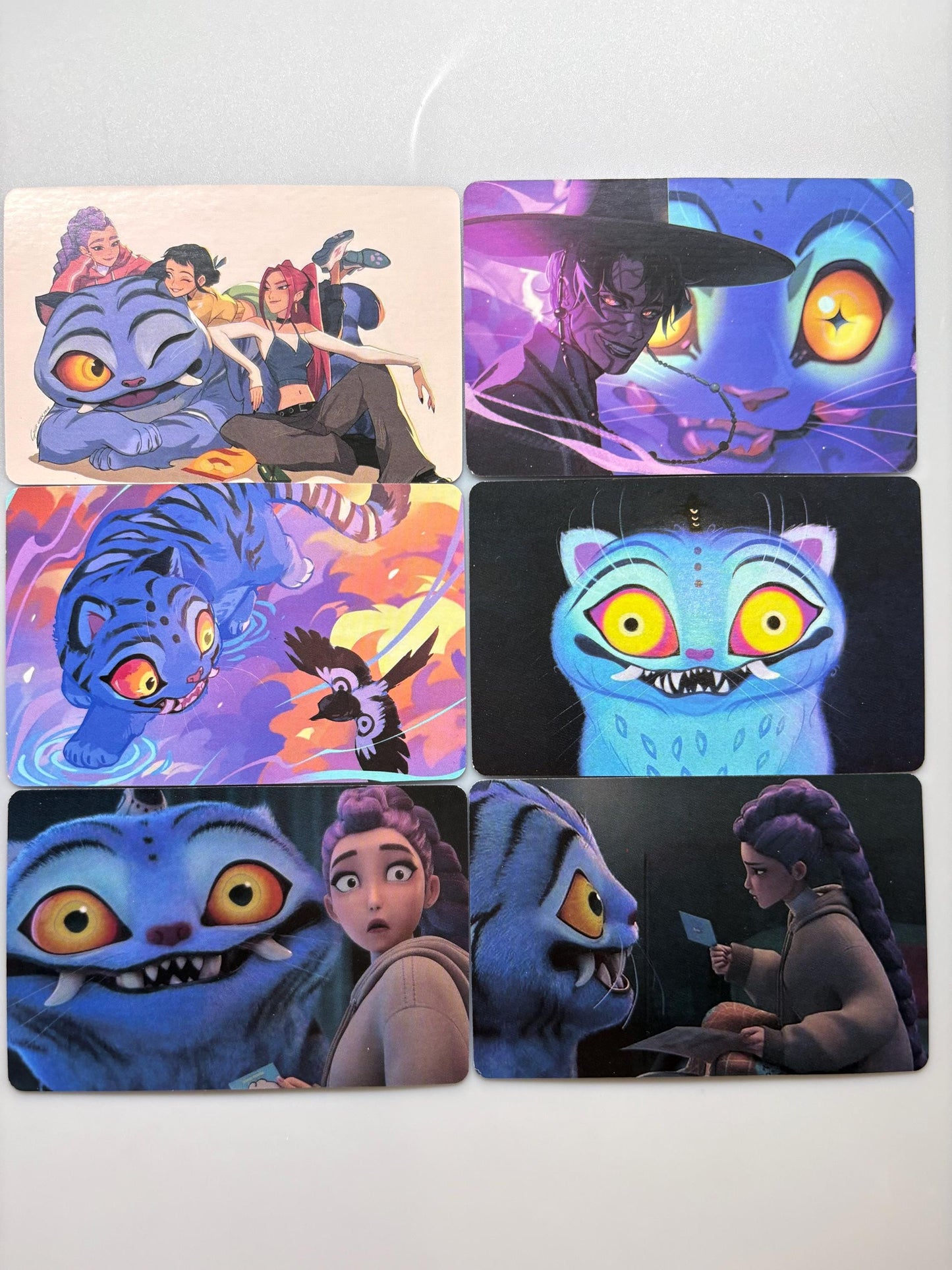 Derpy Tiger 55pc lomo cards fan made photocards kpop demon hunters gift