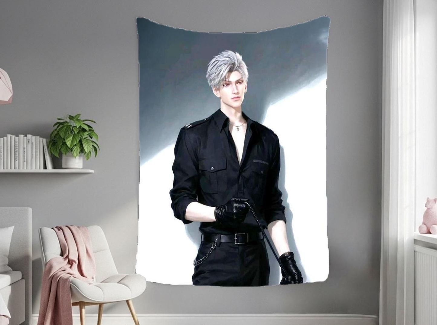 Sylus Hanging Tapestry | Love and Deepspace | Personalized Wall Art | Made to Order | Polyester Fabric | Ship Flag Banner