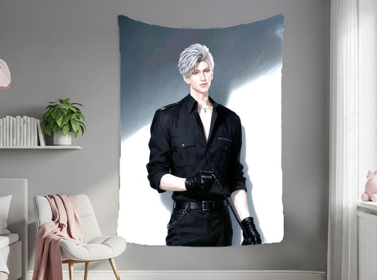 Sylus Hanging Tapestry | Love and Deepspace | Personalized Wall Art | Made to Order | Polyester Fabric | Ship Flag Banner