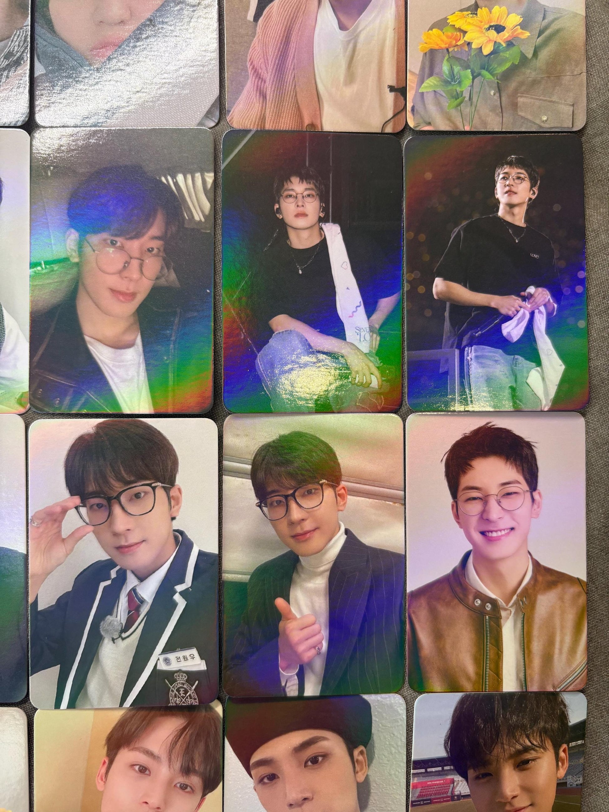 Seventeen 50pc/set Wonwoo Mingyu Scoup Vernon KPOP Photocards SVT merch lomo cards
