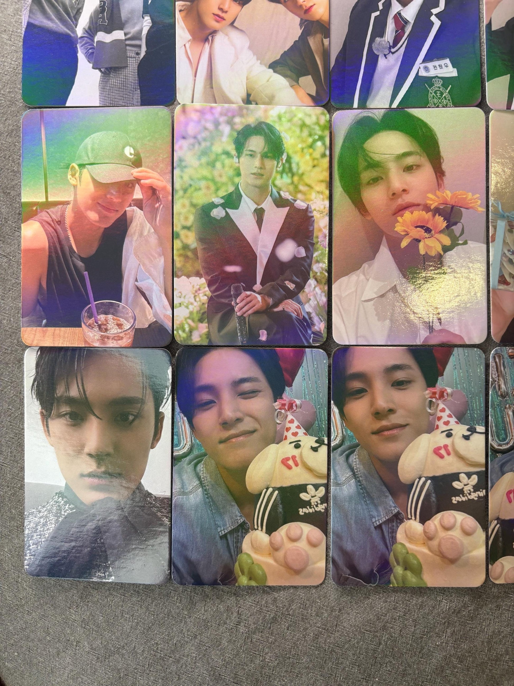 Seventeen 50pc/set Wonwoo Mingyu Scoup Vernon KPOP Photocards SVT merch lomo cards