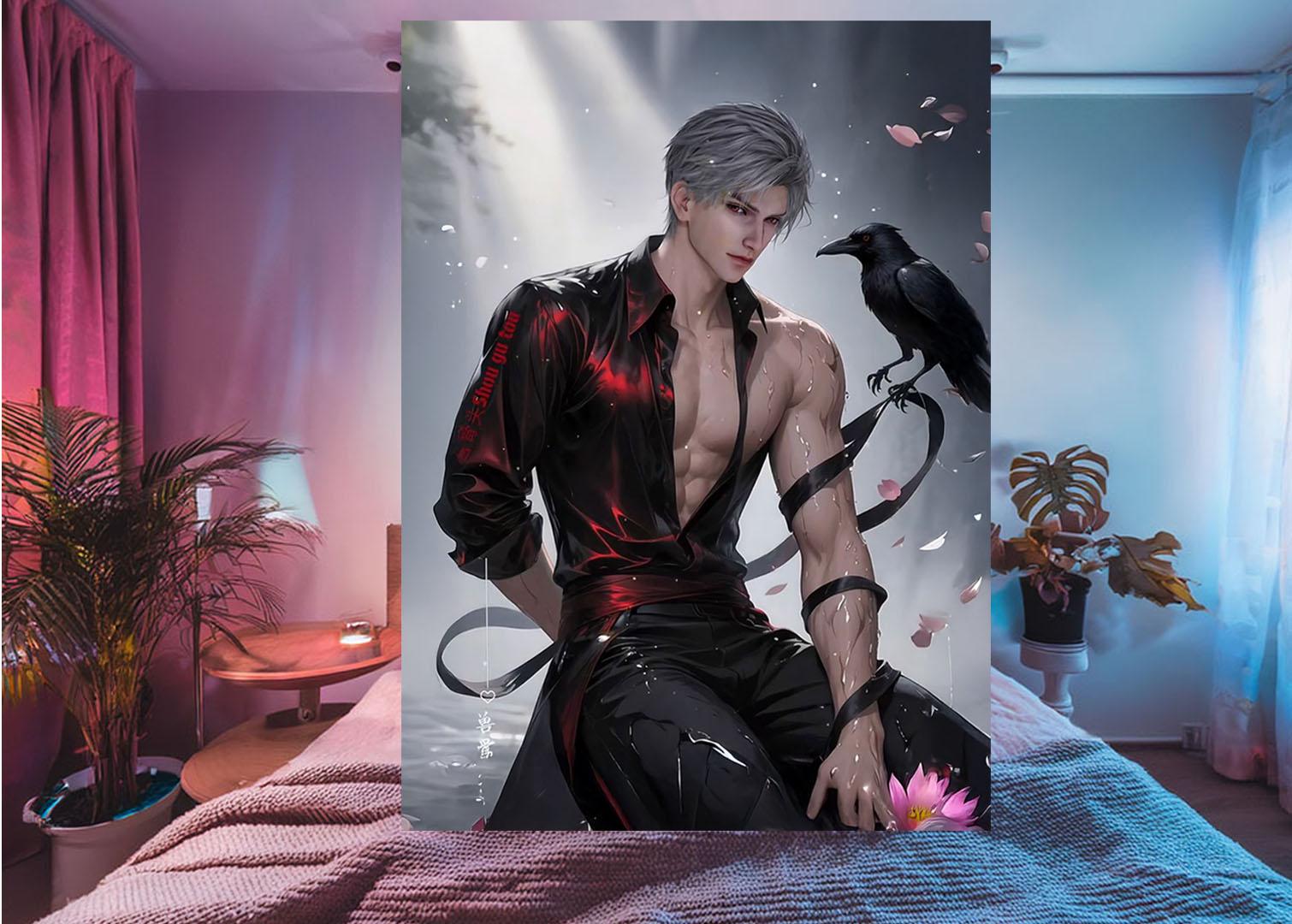 Sylus Hanging Tapestry | Love and Deepspace | Personalized Wall Art | Polyester Fabric | Ship Flag Banner