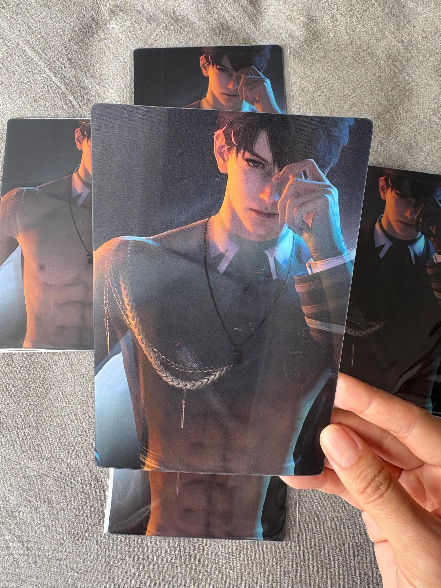 Caleb Sexy Card! Love and Deepspace Sylus Qinche Xavier Rafayel Zayne Otome gamer Ita bag gift