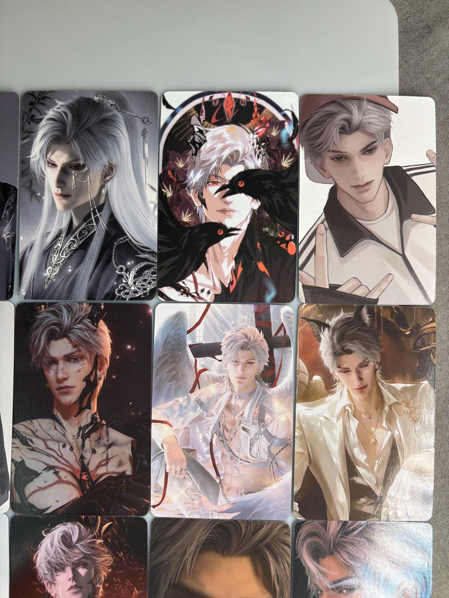 55pcs/set Sylus photo cards! Love and Deepspace LaDS lomo Xavier Rafayel Zayne Caleb Otome gamer gift