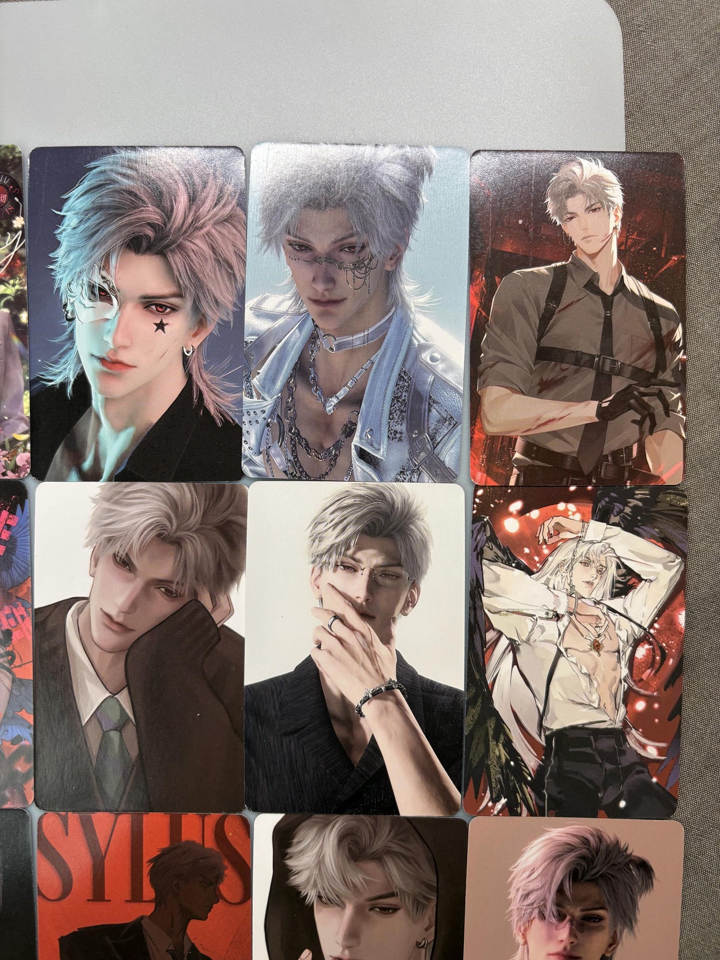 55pcs/set Sylus photo cards! Love and Deepspace LaDS lomo Xavier Rafayel Zayne Caleb Otome gamer gift