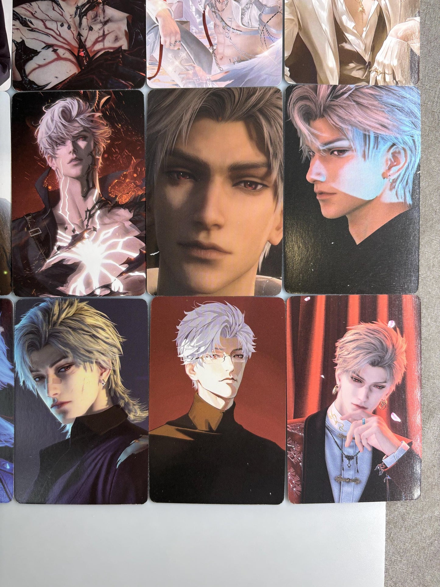 55pcs/set Sylus photo cards! Love and Deepspace LaDS lomo Xavier Rafayel Zayne Caleb Otome gamer gift