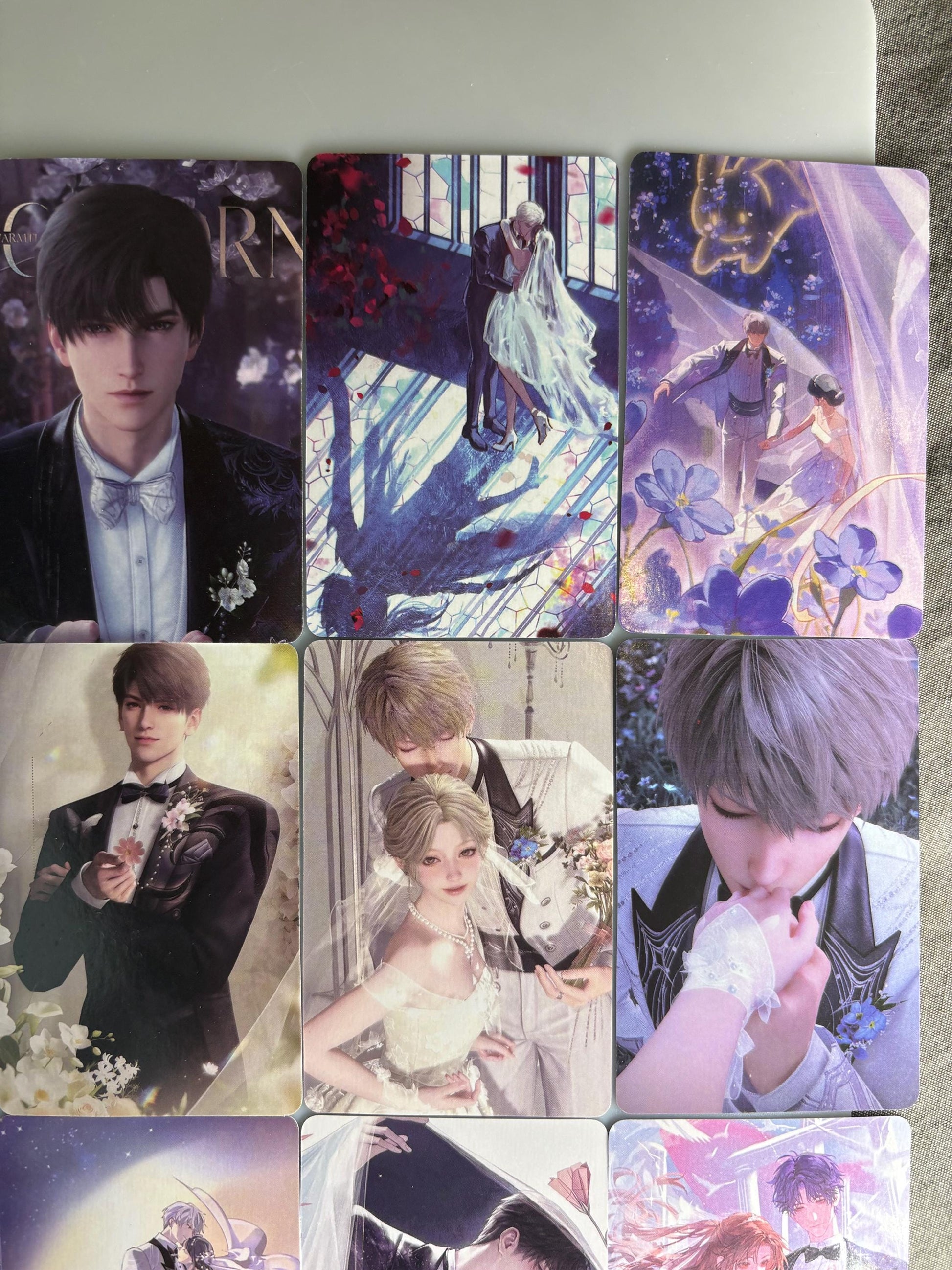 LaDS Holographic Lomo Cards: Xavier, Rafayel, Zayne, Caleb (55pcs/set)