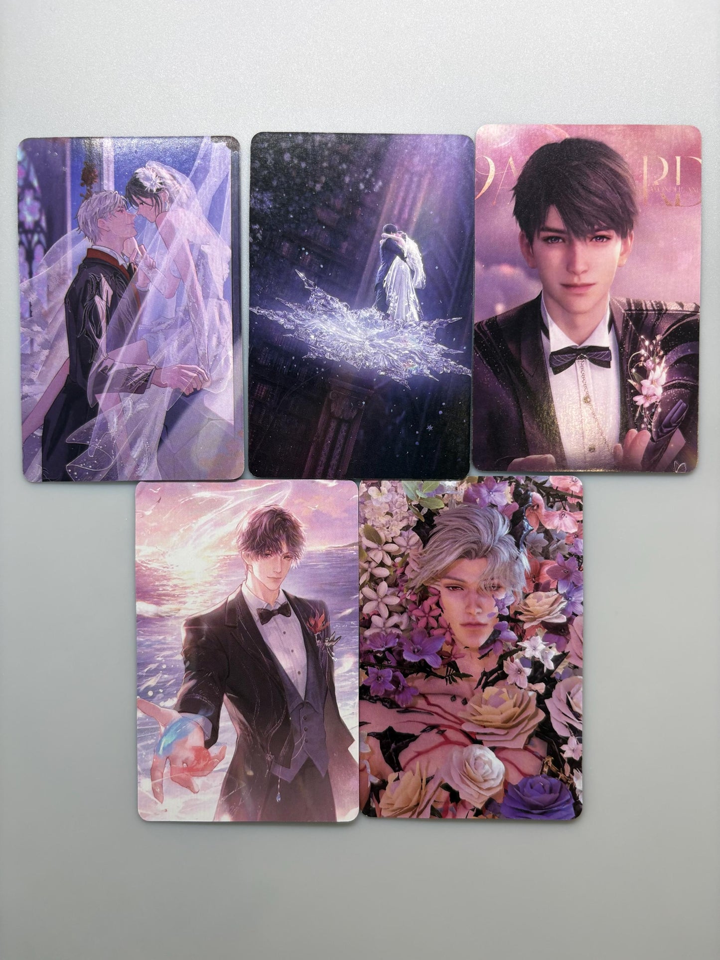 LaDS Holographic Lomo Cards: Xavier, Rafayel, Zayne, Caleb (55pcs/set)
