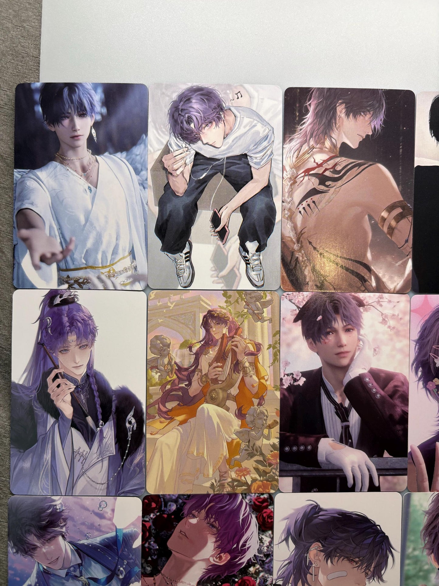 Rafayel Holographic Lomo Cards: Love and Deepspace Gamer Gift (50pcs)