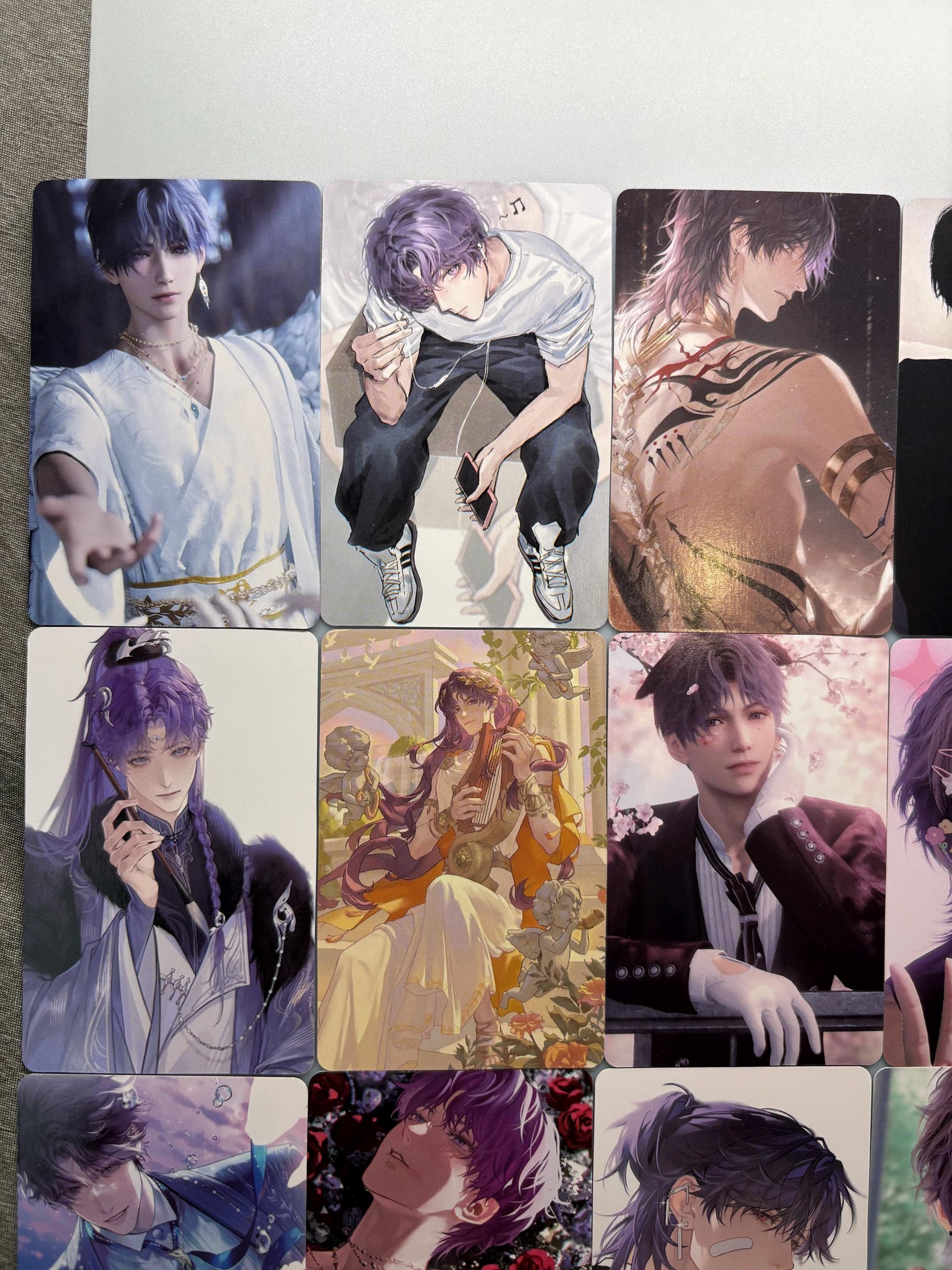 Rafayel Holographic Lomo Cards: Love and Deepspace Gamer Gift (50pcs)