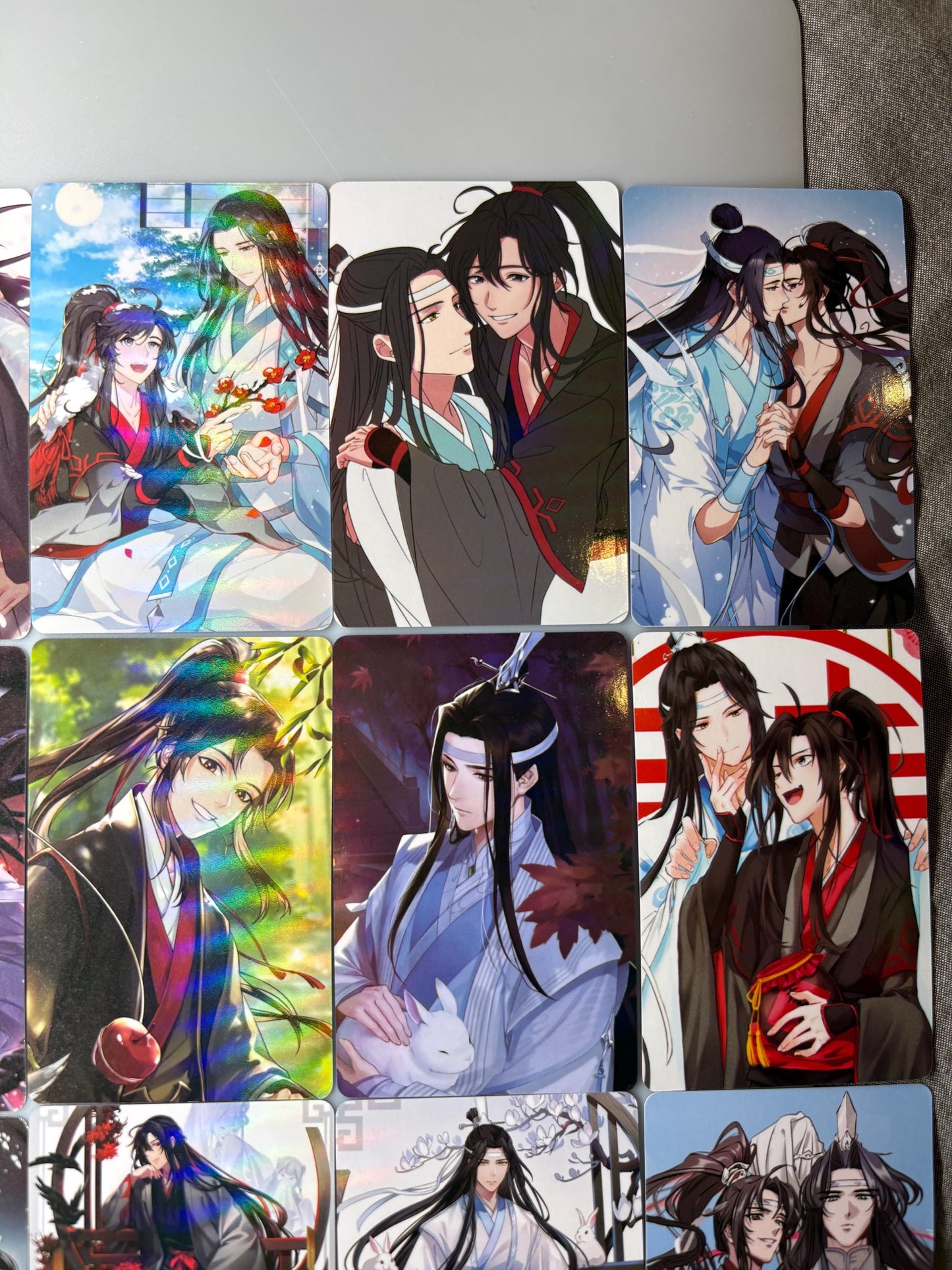 Mo Dao Zu Shi Lomo Cards: Wei Wuxian, Lan Wangji - 55pc Holographic Collection