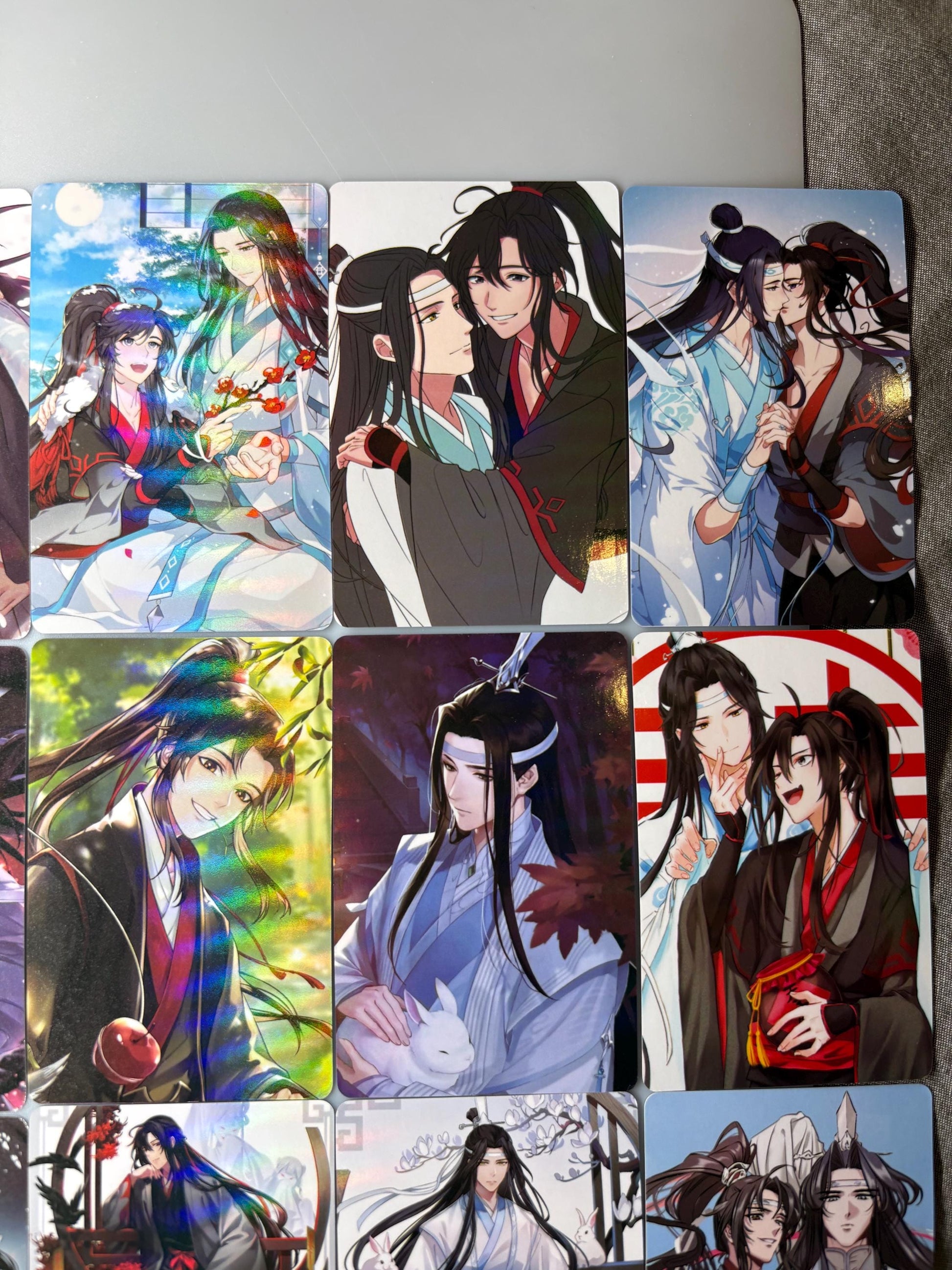 Mo Dao Zu Shi Lomo Cards: Wei Wuxian, Lan Wangji - 55pc Holographic Collection