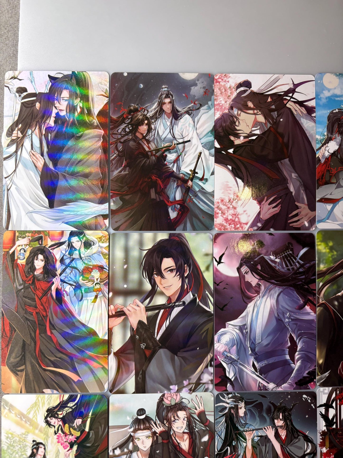 Mo Dao Zu Shi Lomo Cards: Wei Wuxian, Lan Wangji - 55pc Holographic Collection