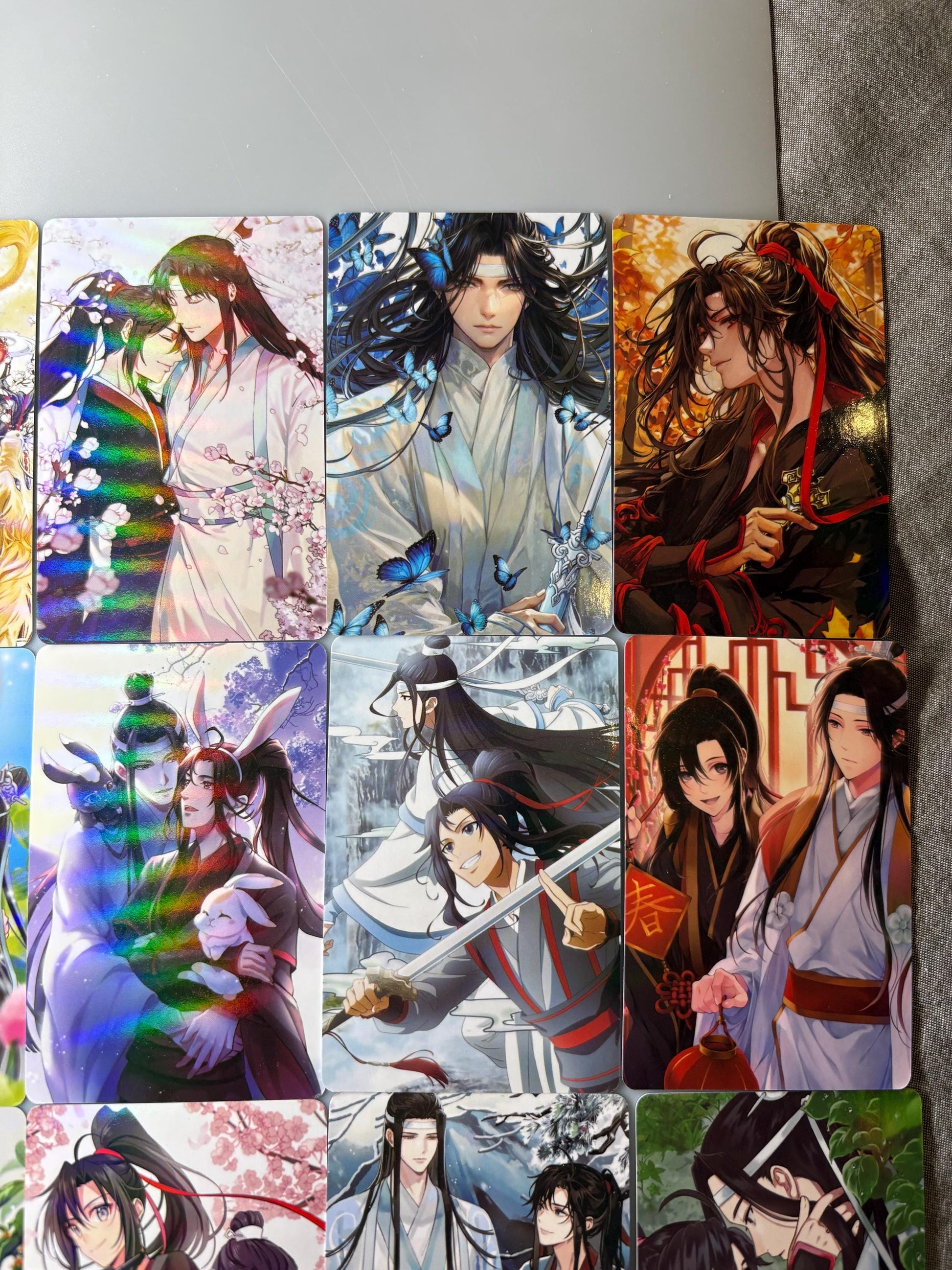 Mo Dao Zu Shi Lomo Cards: Wei Wuxian, Lan Wangji - 55pc Holographic Collection