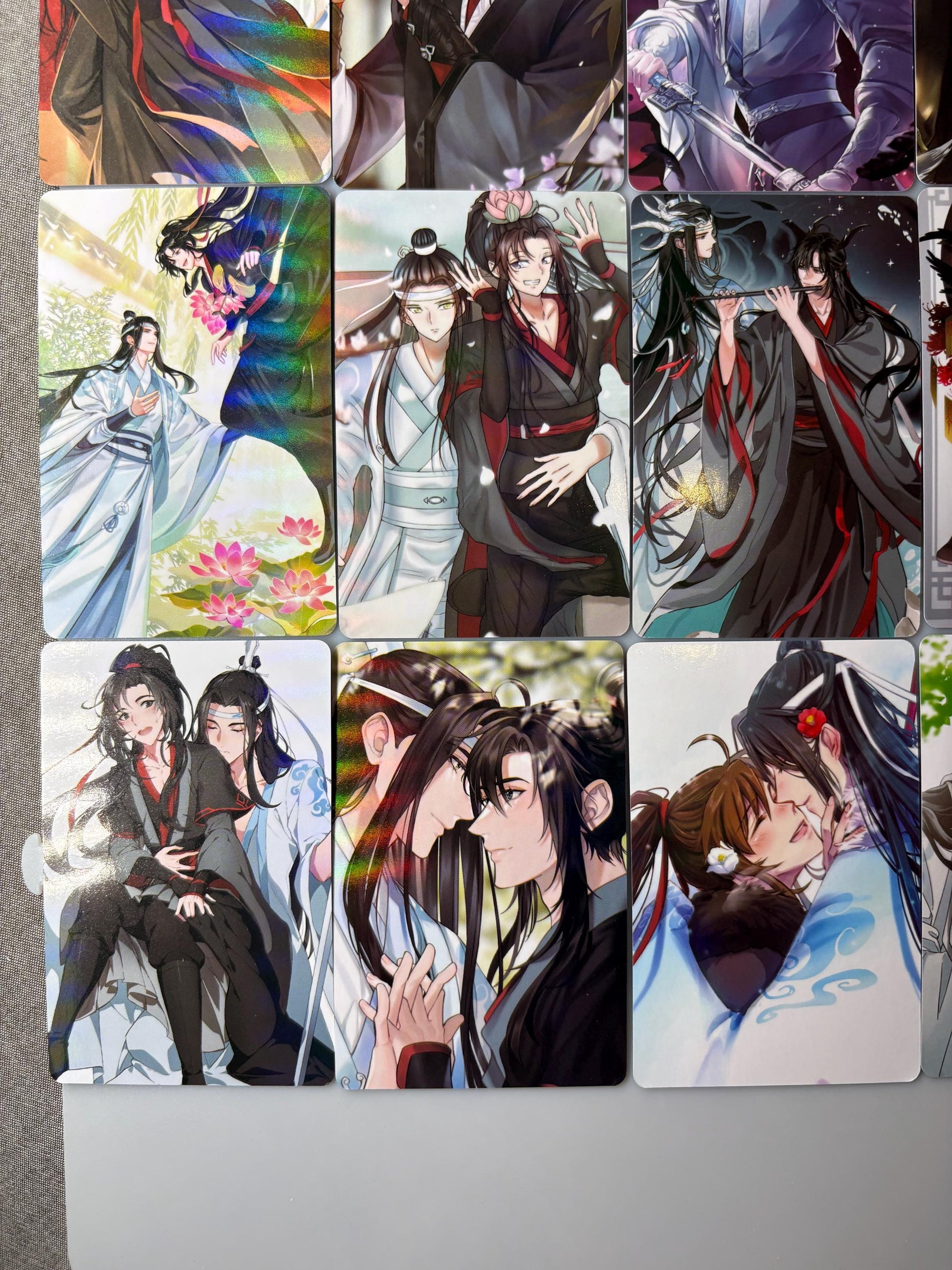 Mo Dao Zu Shi Lomo Cards: Wei Wuxian, Lan Wangji - 55pc Holographic Collection