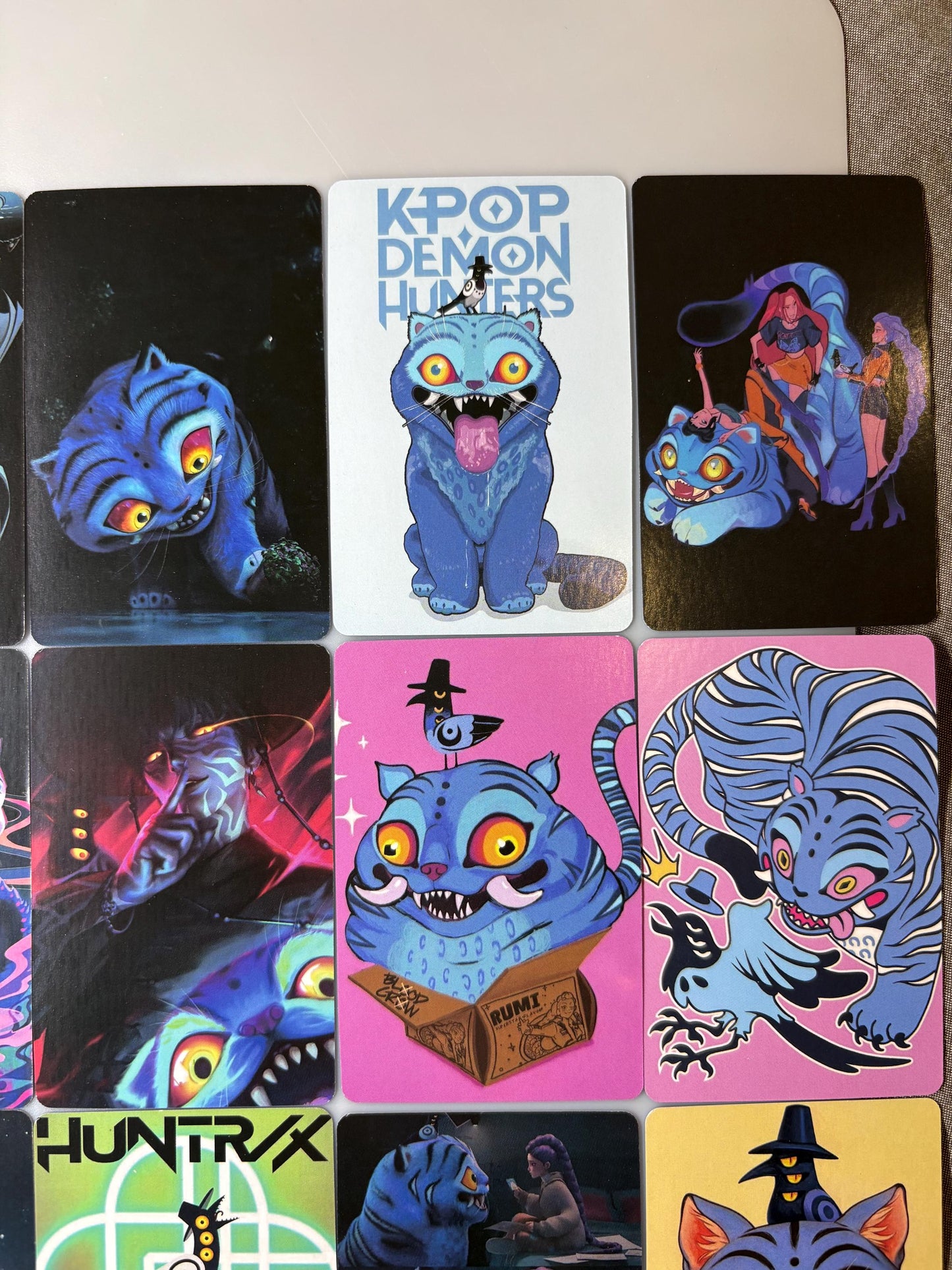 Derpy Tiger 55pc lomo cards fan made photocards kpop demon hunters gift