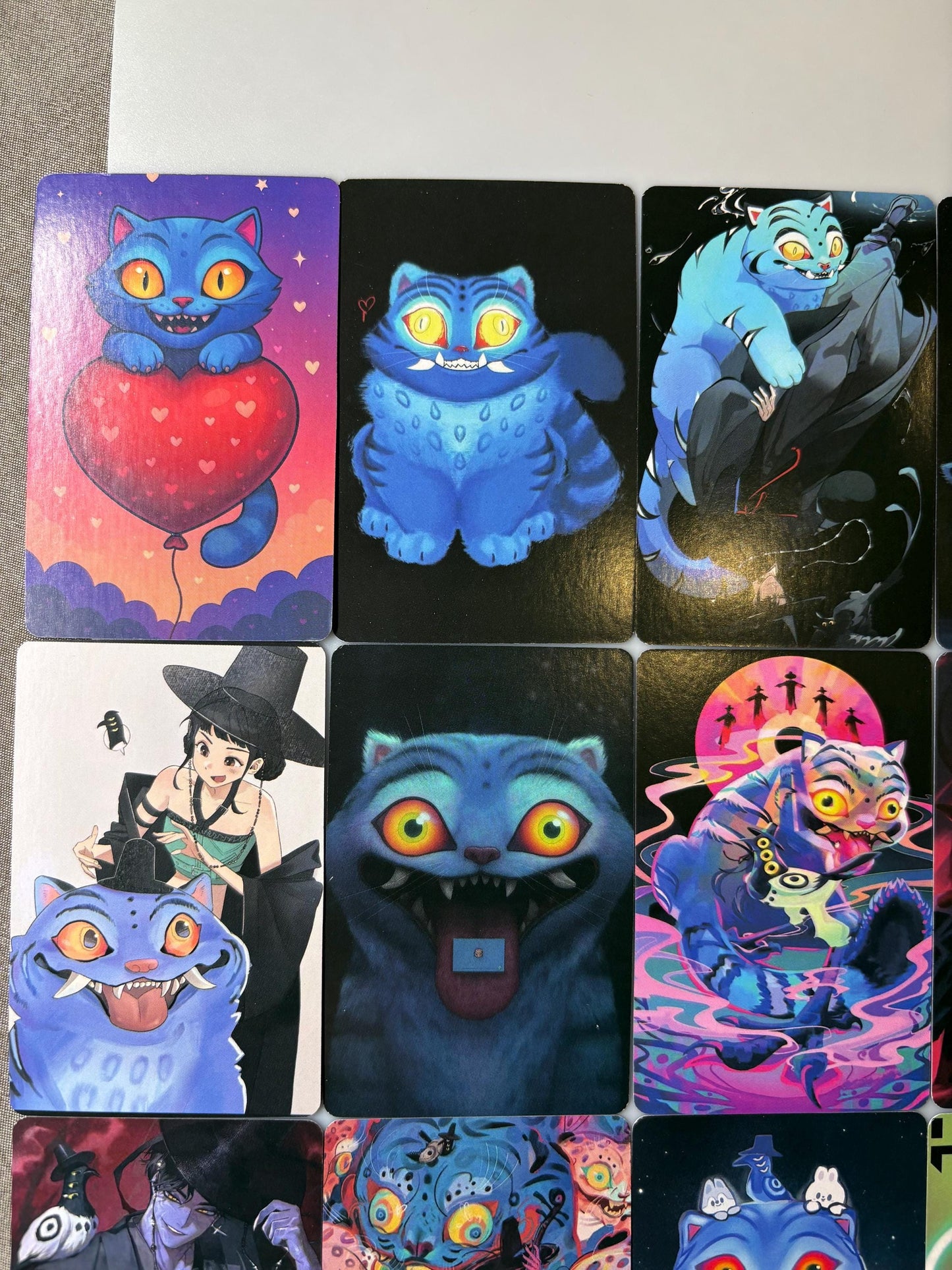 Derpy Tiger 55pc lomo cards fan made photocards kpop demon hunters gift