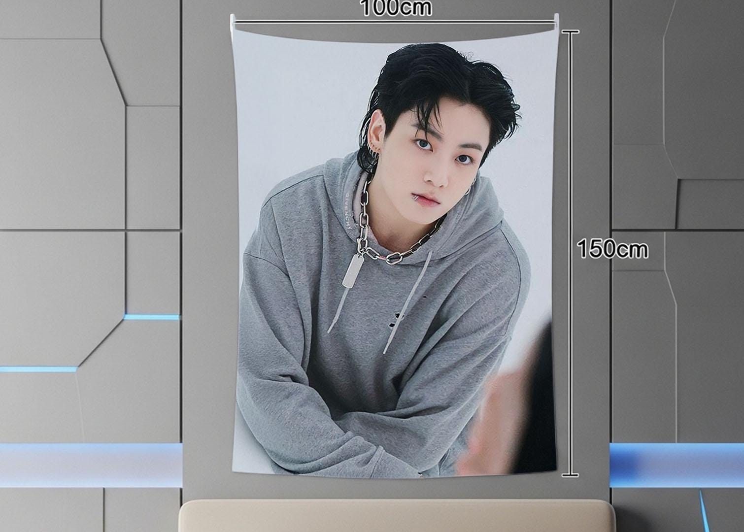 Jungkook Hanging Tapestry | Bantan Boys | Personalized Wall Art | Polyester Fabric | Ship Flag Banner