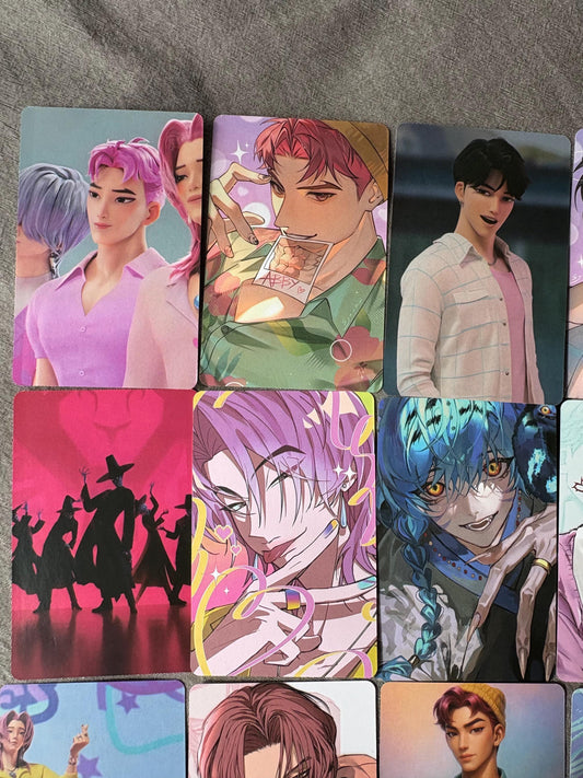 Saja Boys lomo cards (100pc) Kpop demon hunters soda pop virtual group Jinu Abs Romance Mistery Baby photocards