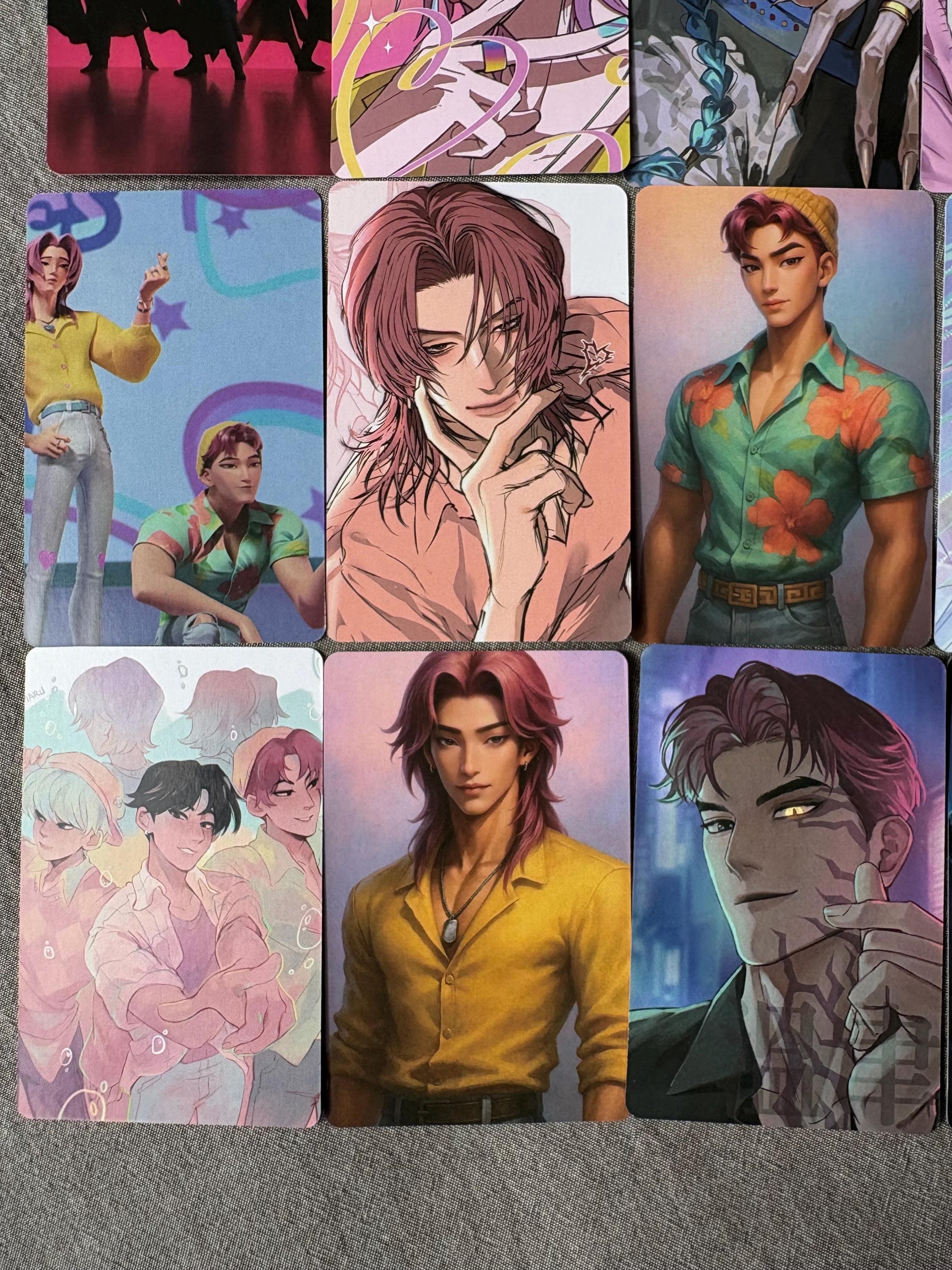 Saja Boys lomo cards (100pc) Kpop demon hunters soda pop virtual group Jinu Abs Romance Mistery Baby photocards