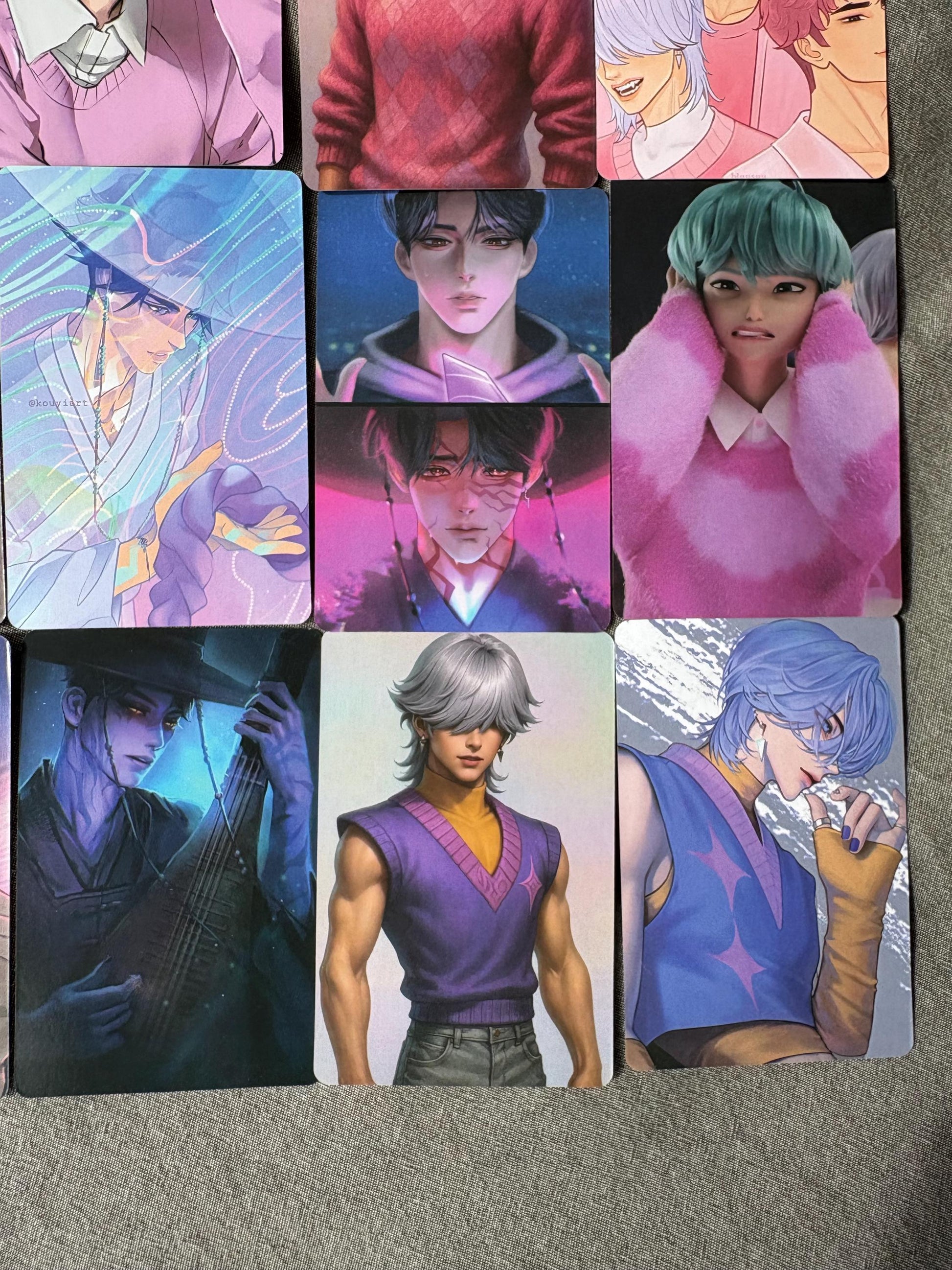 Saja Boys lomo cards (100pc) Kpop demon hunters soda pop virtual group Jinu Abs Romance Mistery Baby photocards