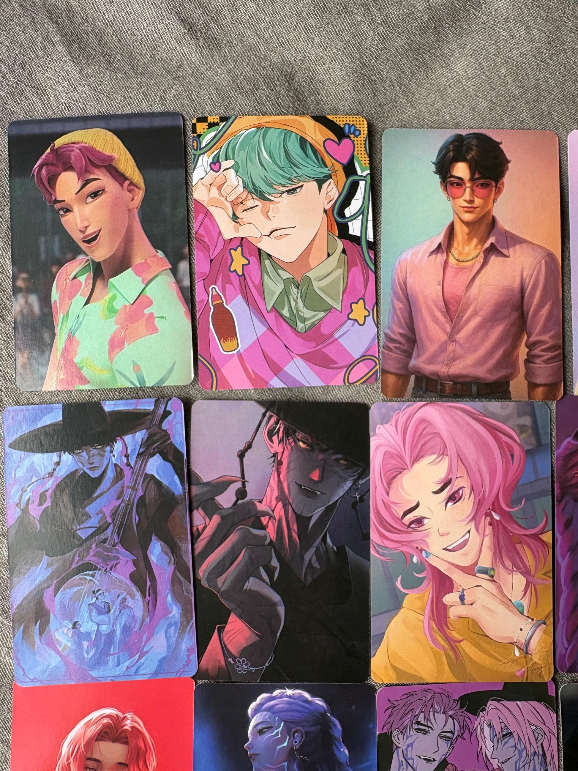 Saja Boys lomo cards (100pc) Kpop demon hunters soda pop virtual group Jinu Abs Romance Mistery Baby photocards